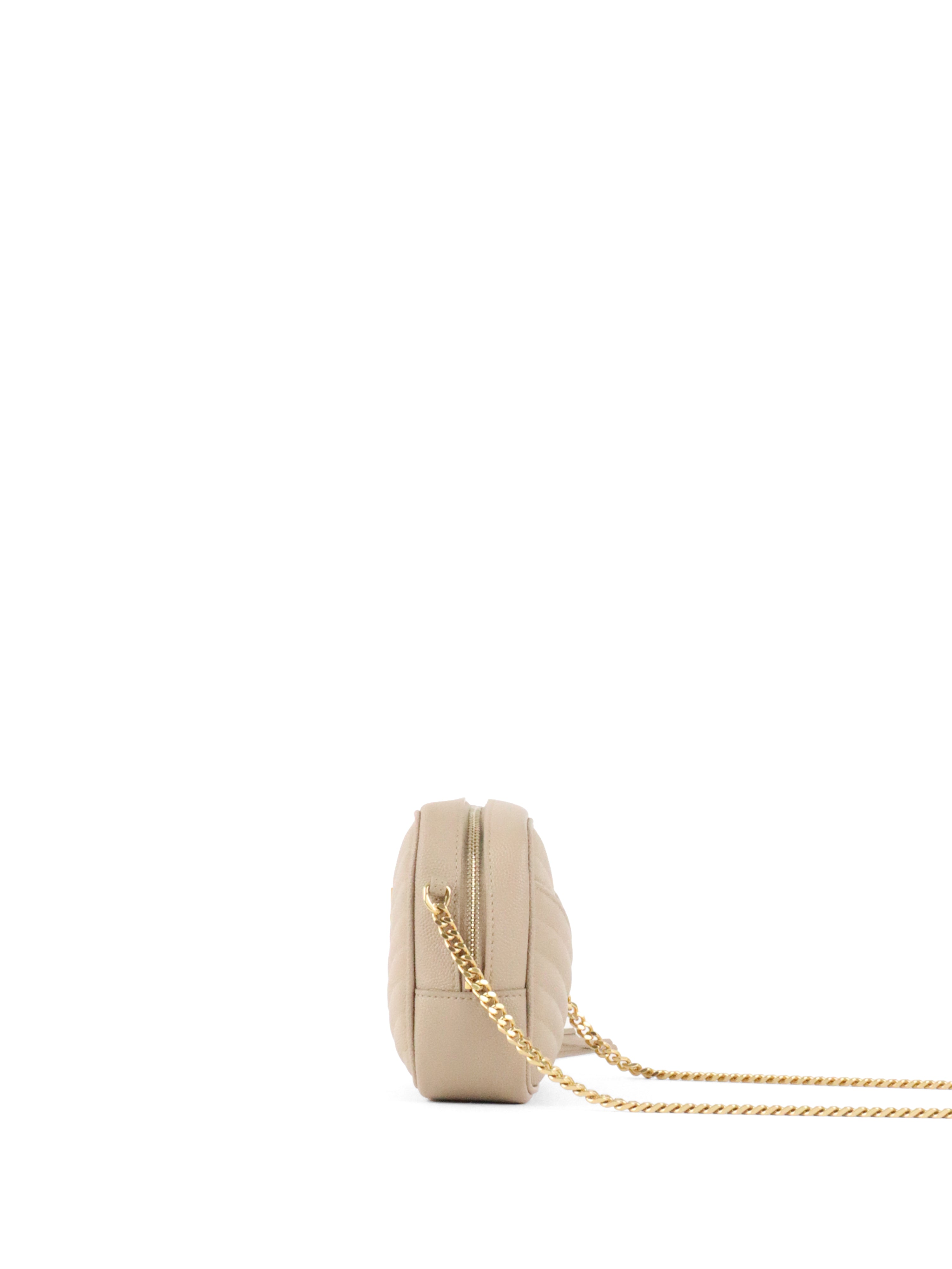 Saint Laurent Mini Beige LouLou Camera Bag