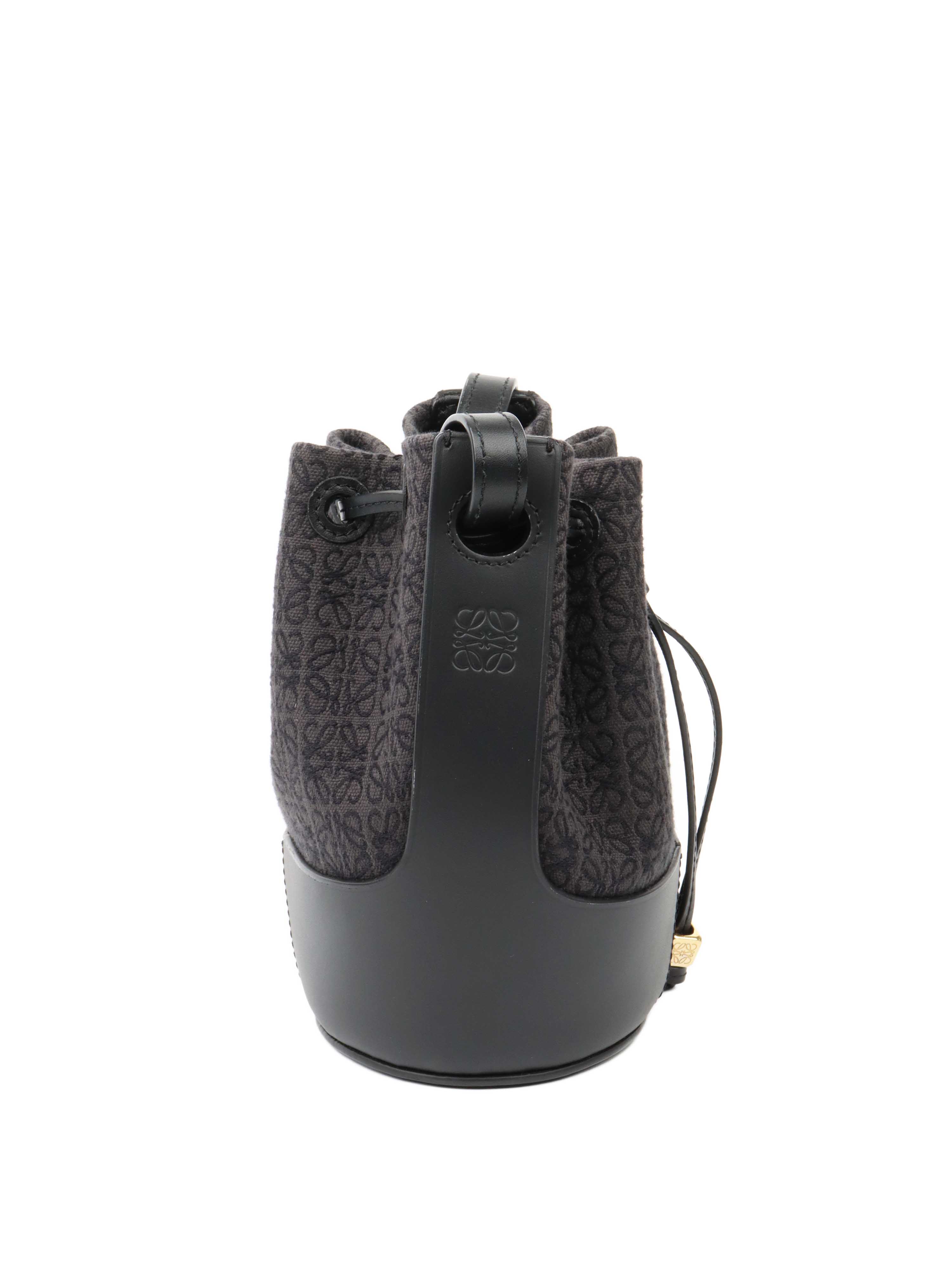 Loewe Anagram Black Balloon Bag.