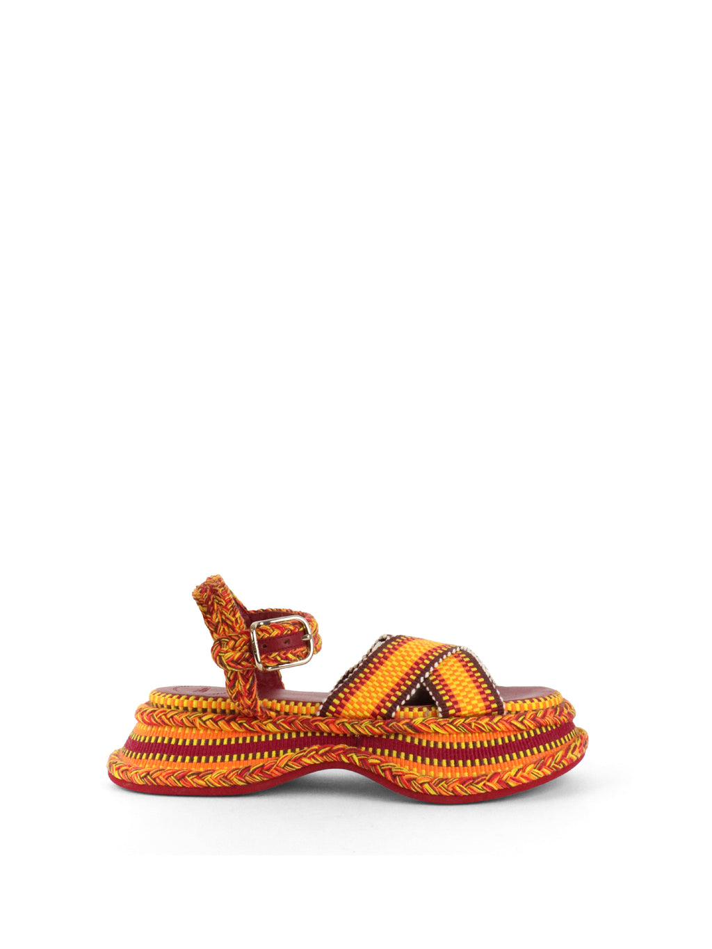 Chloé Women's Meril Woven Platform Sandals EU40