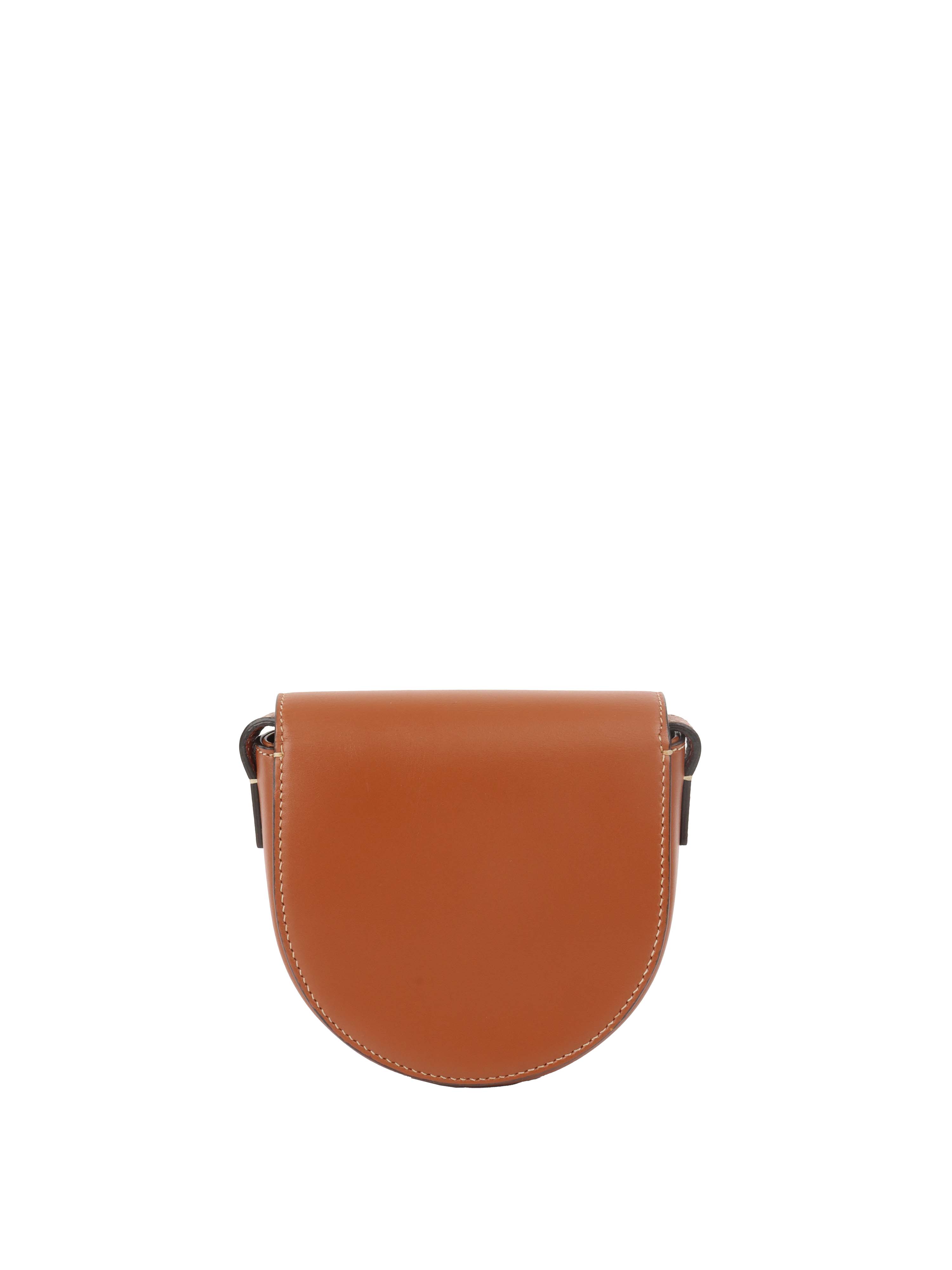 Celine Brown Triumph Cuir Mini Besace Bag.