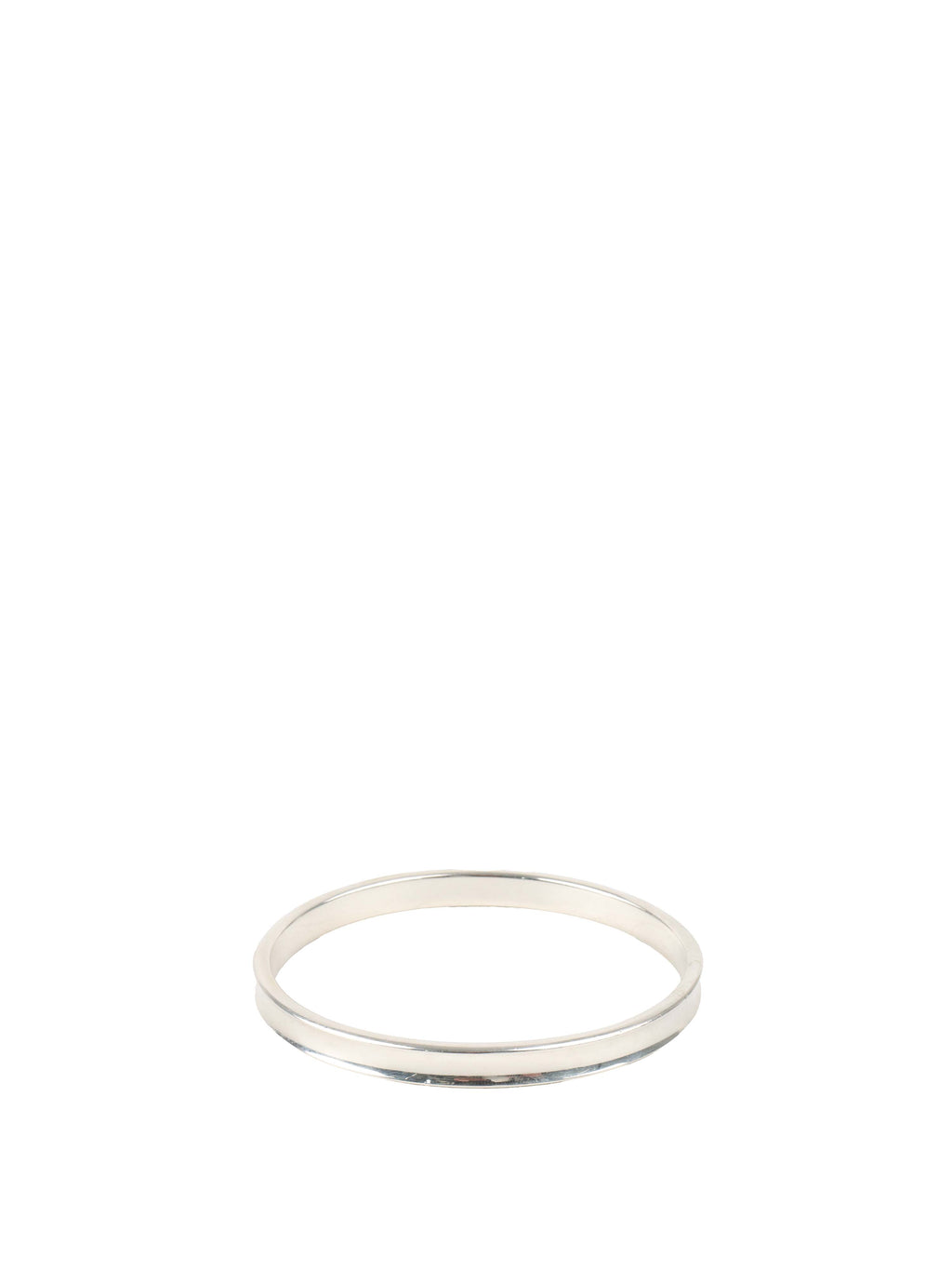Tiffany and Co 1837 Narrow Oval Bangle.