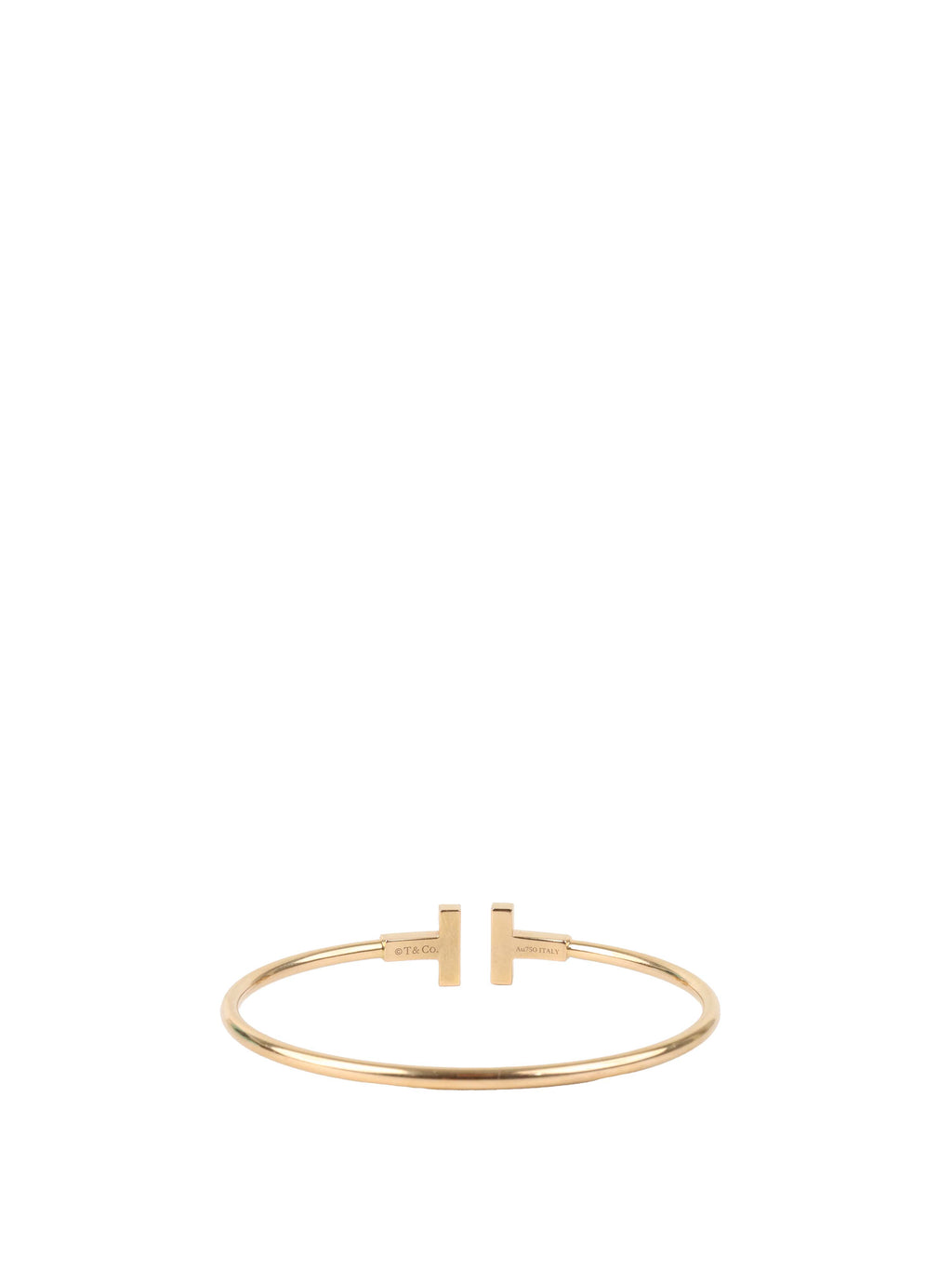 Tiffany&Co Wire Bracelet in Yellow Gold with Mother-of-pearl.