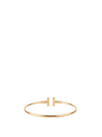 Tiffany&Co Wire Bracelet in Yellow Gold with Mother-of-pearl.