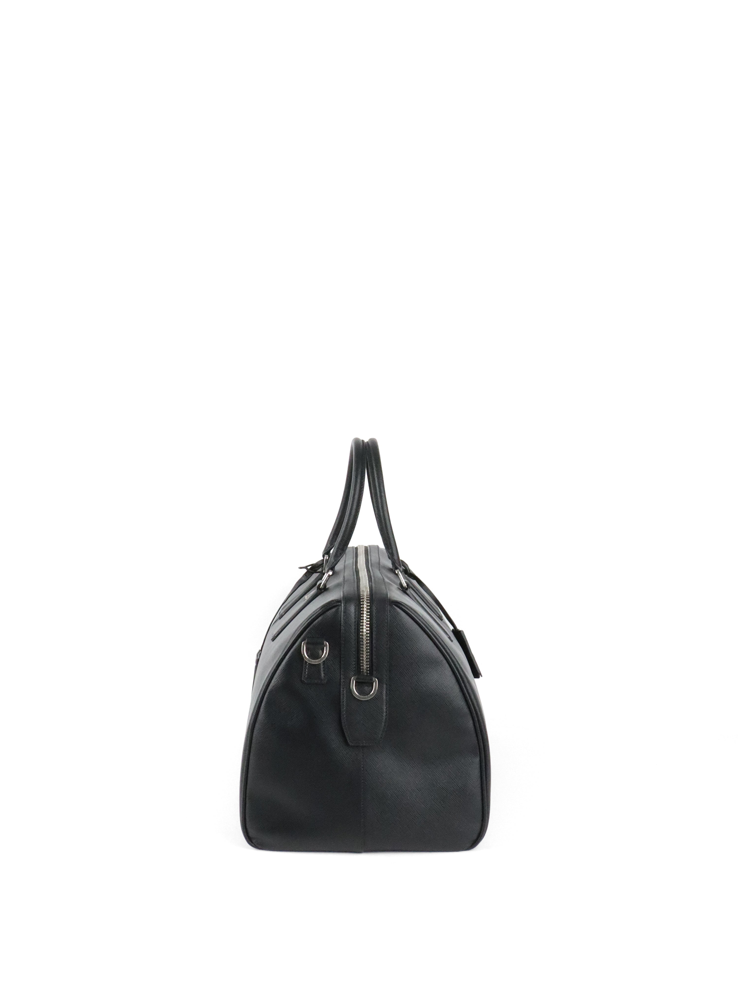 Prada Black Saffiano Travel Bag