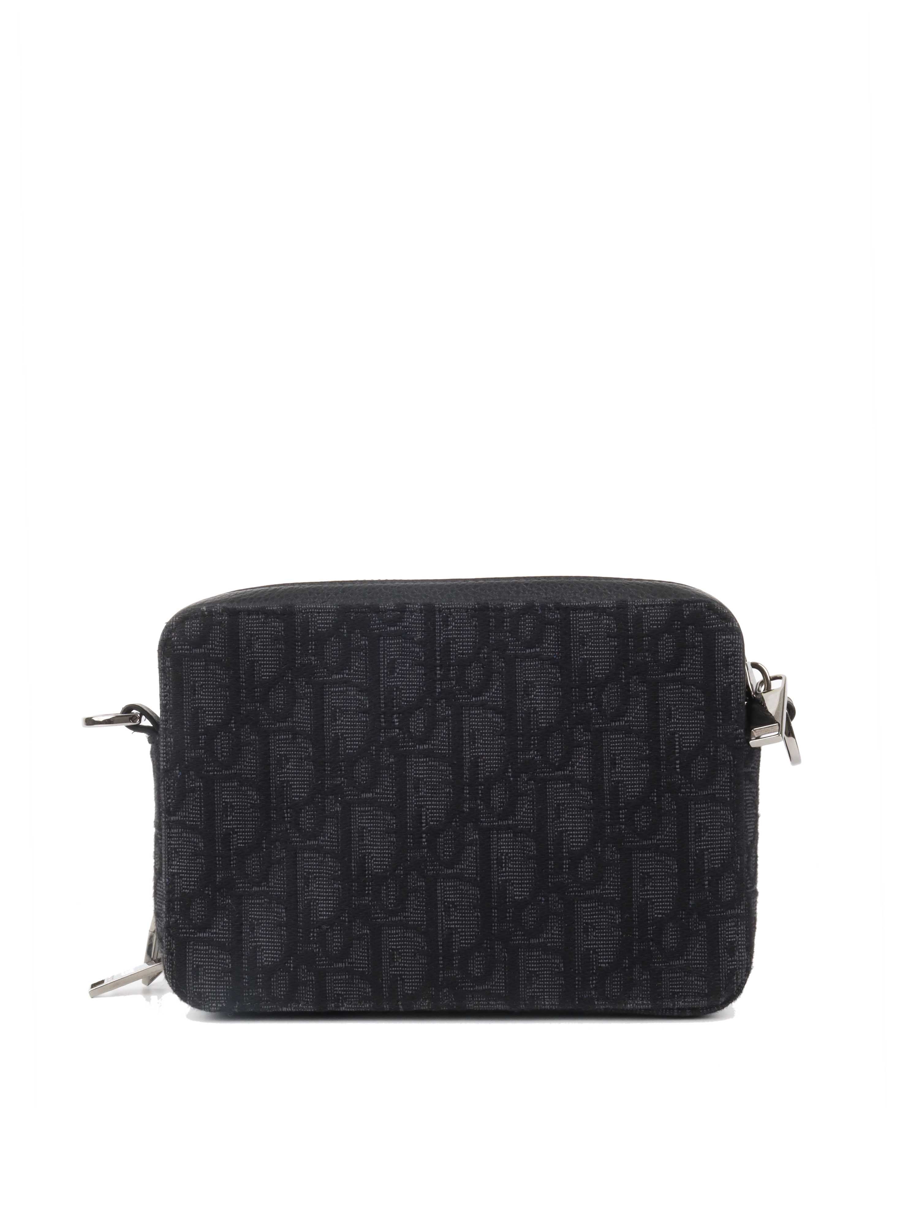 Dior Pouch With Strap Black Dior Oblique Jacquard