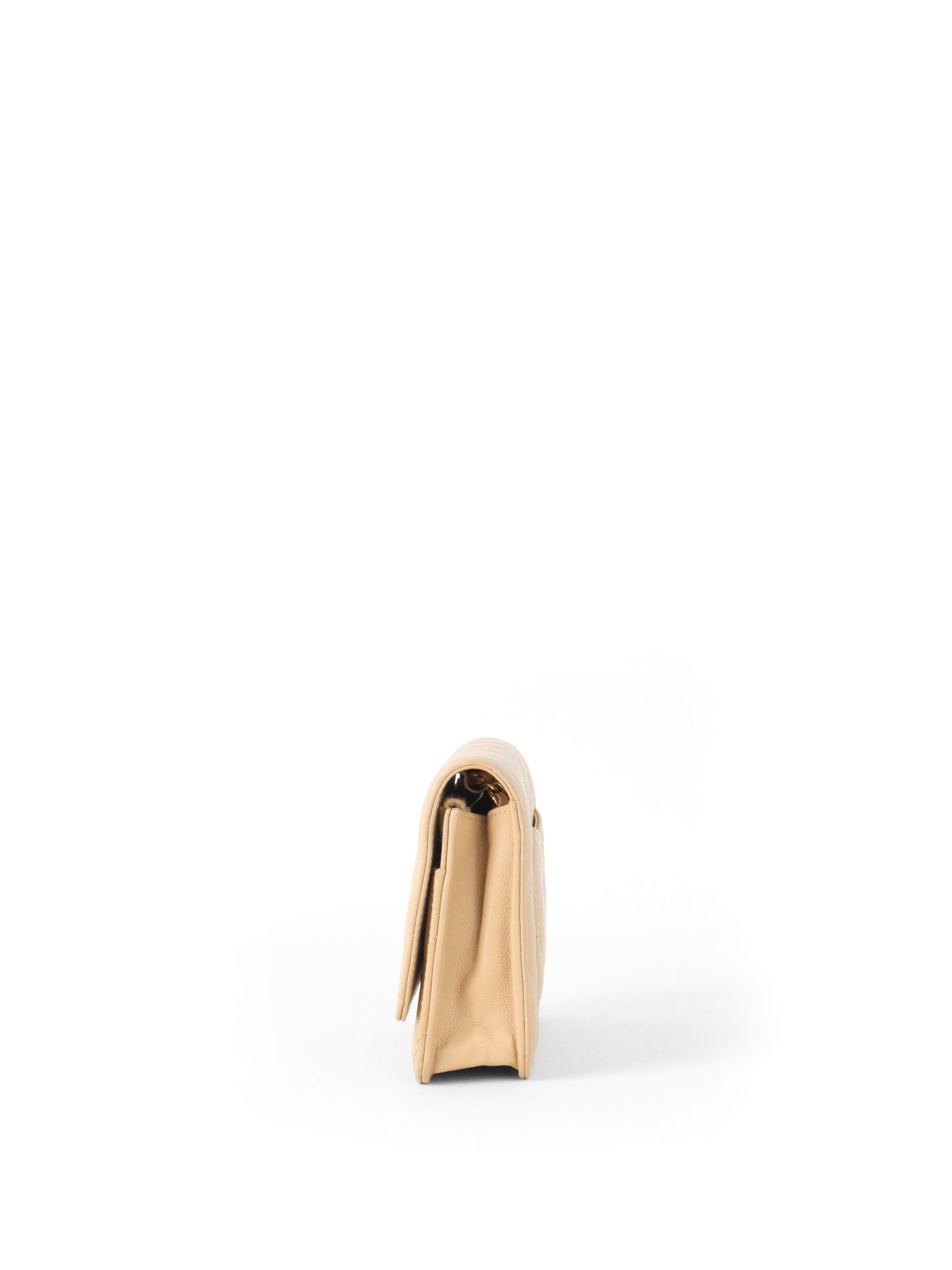 Chanel Beige Wallet on Chain LGHW.