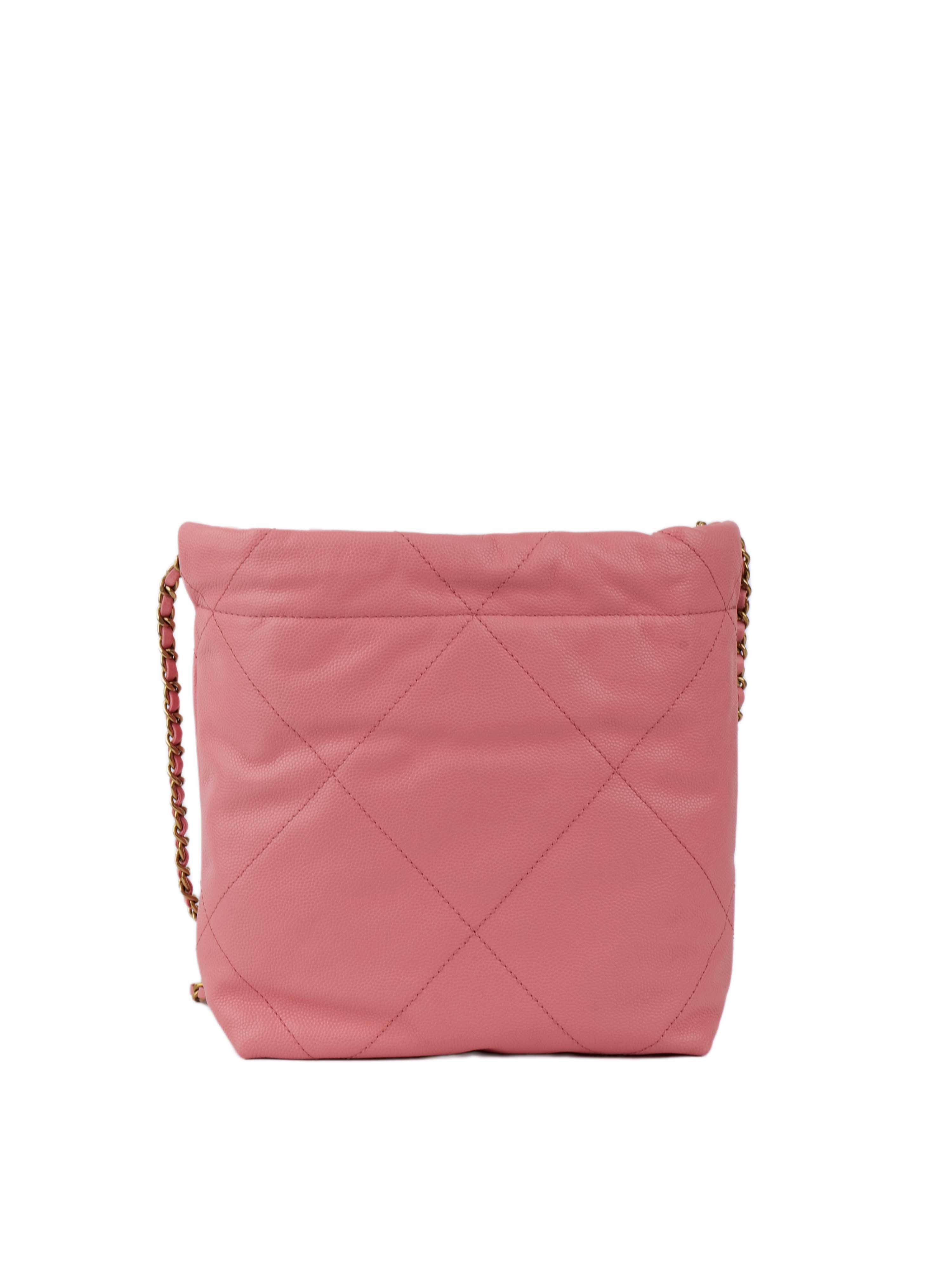 Chanel 22 Pink Mini Shoulder Bag.