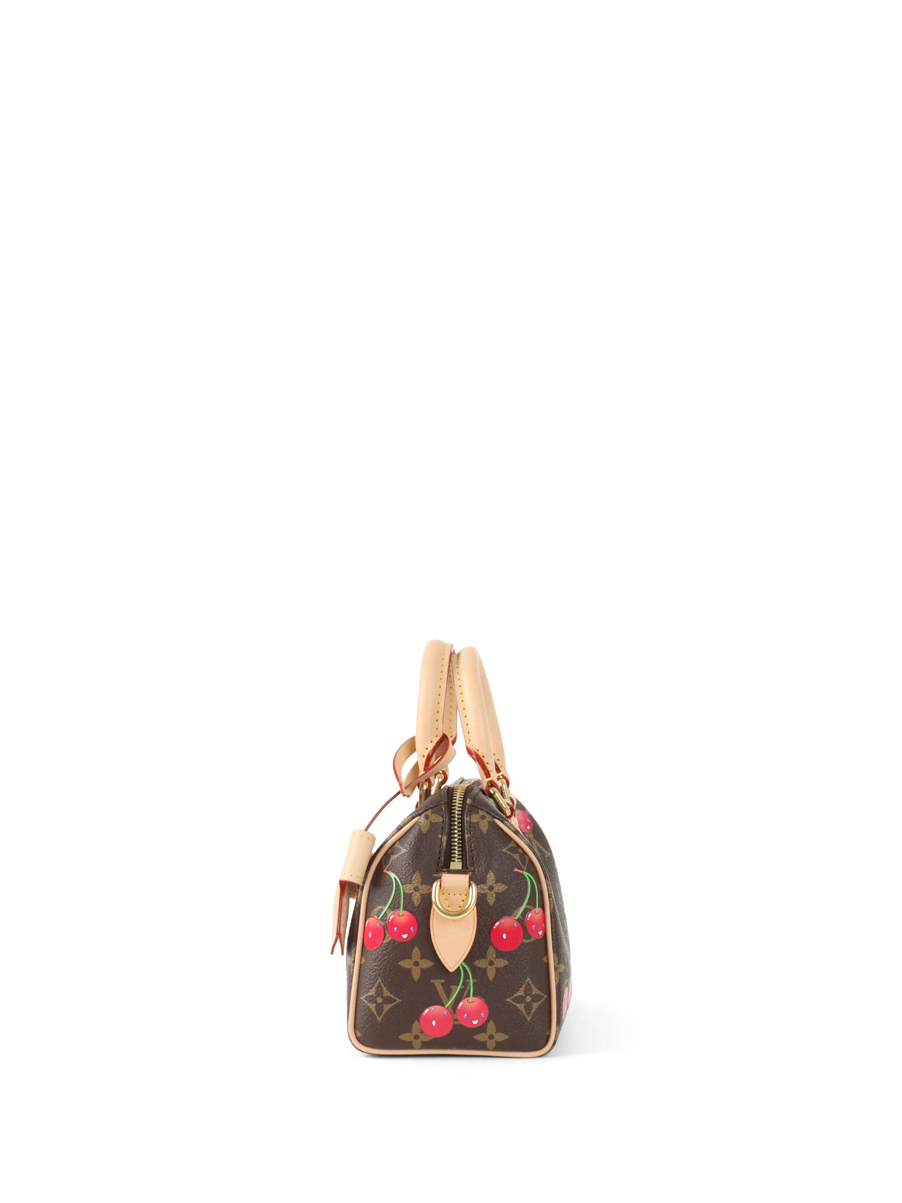Louis Vuitton Takashi Murakami Monogram Cherry Speedy Bandouliere 20