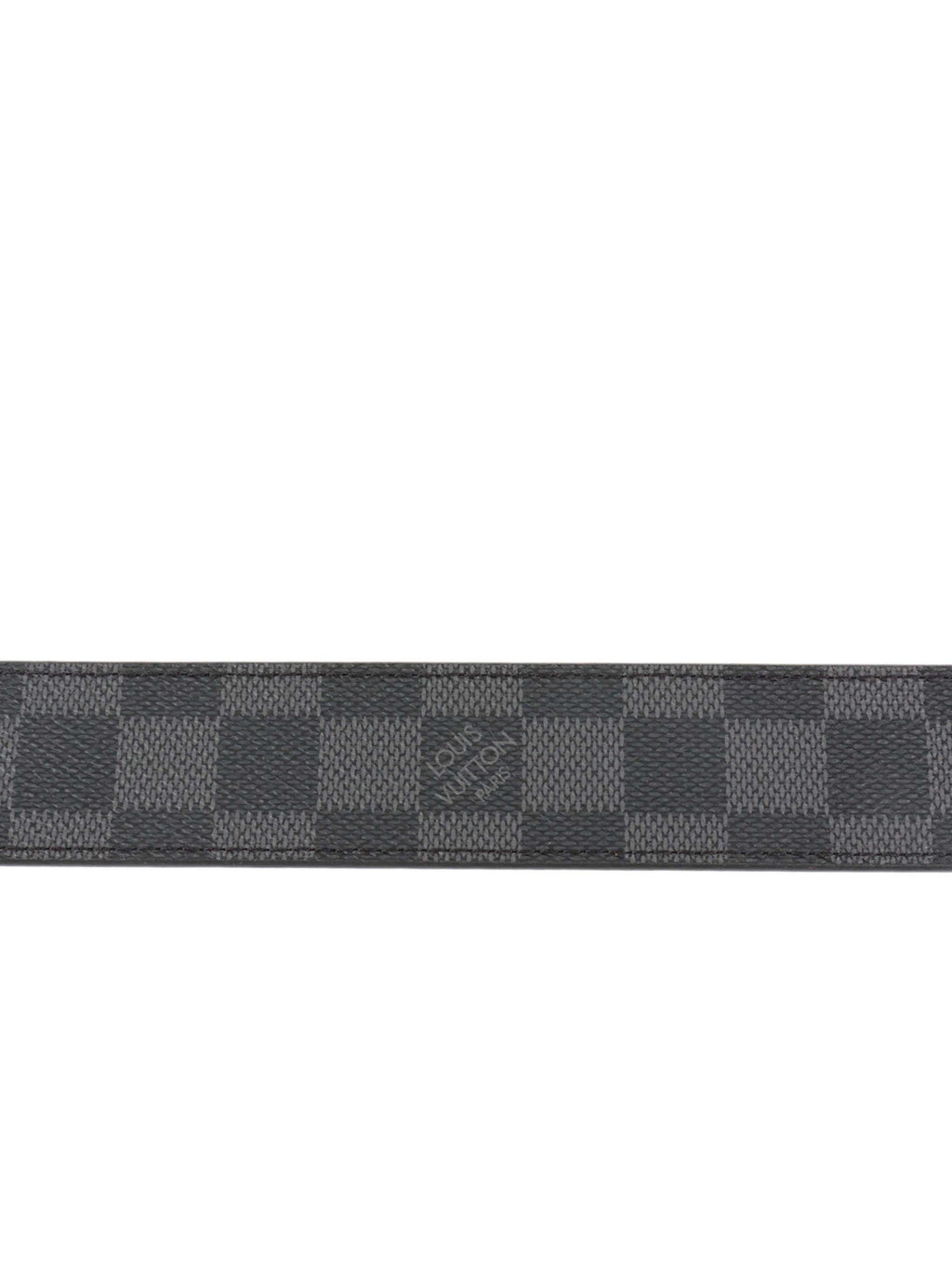 Louis Vuitton Damier Graphite Inventeur Belt.