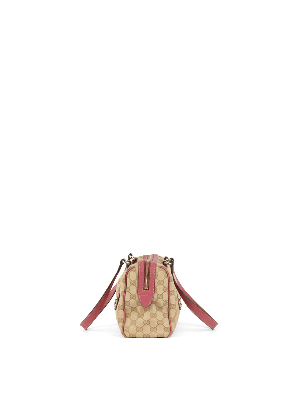 Gucci GG Ebony/Pink Charmy Boston Bag