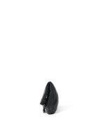 Miu Miu Black Smooth Leather with Crystal Strap Bag