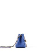 Chanel Blue Egyptian Amulet Drawstring Bucket Bag