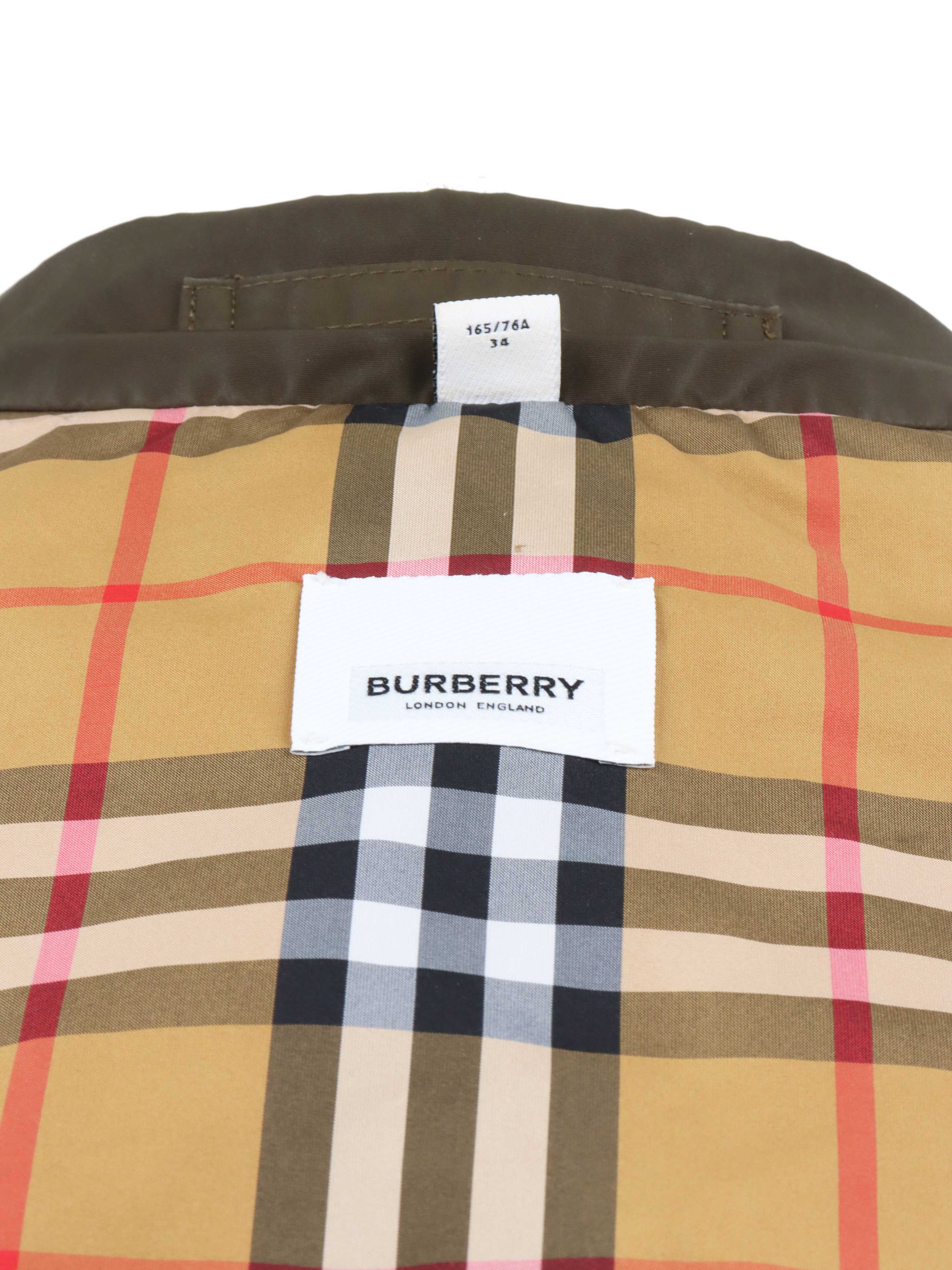 Burberry Khaki Trench Coat.