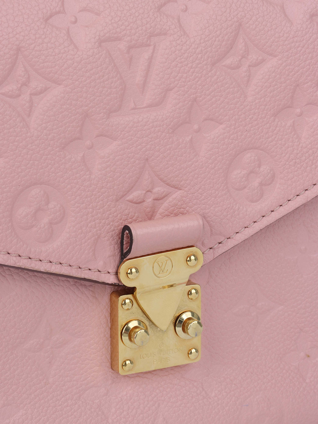 Louis Vuitton Pink Monogram Empreinte Leather Metis