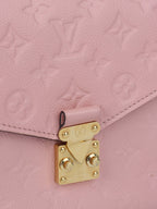 Louis Vuitton Pink Monogram Empreinte Leather Metis