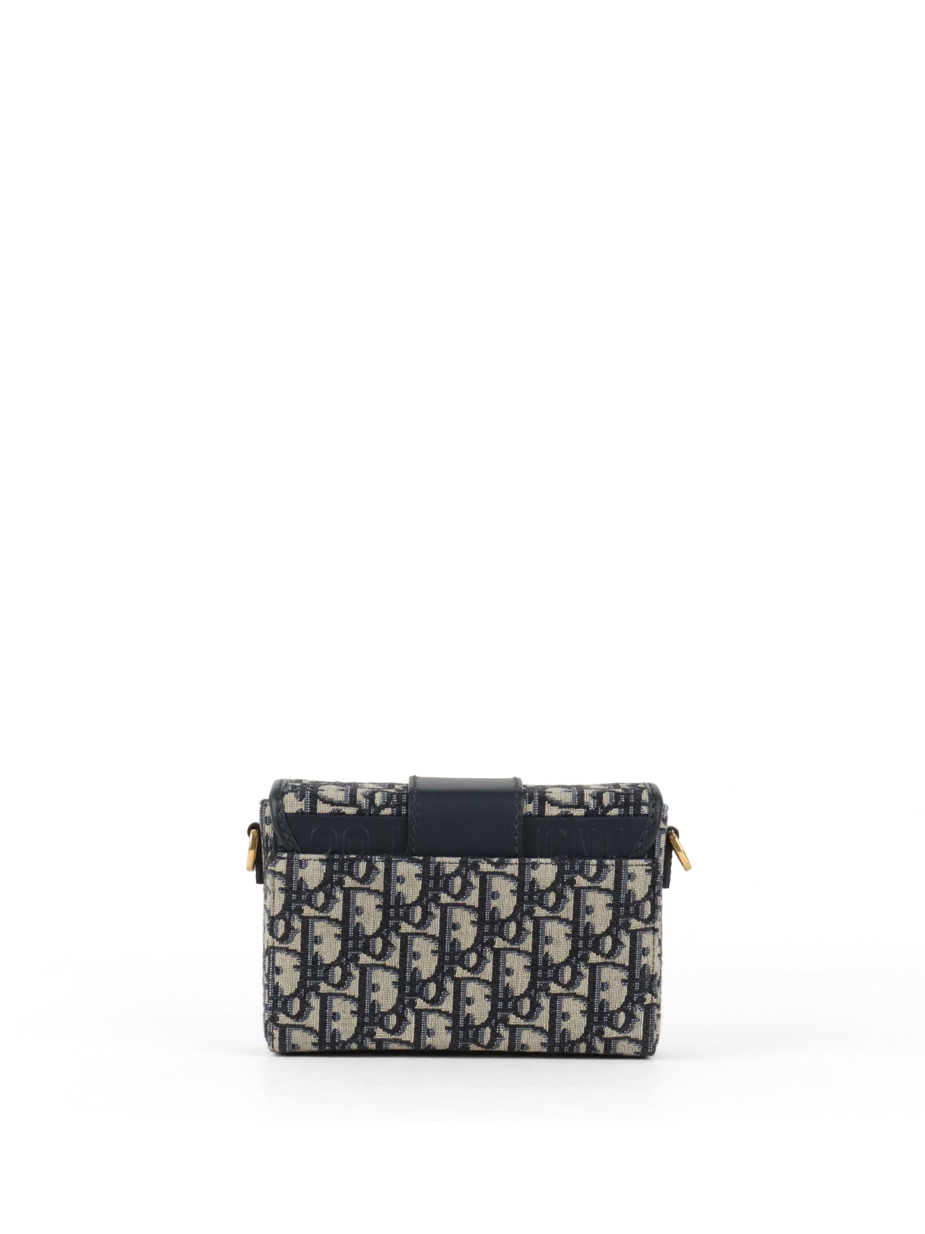 Dior Box 30 Montaigne Navy Oblique  Bag