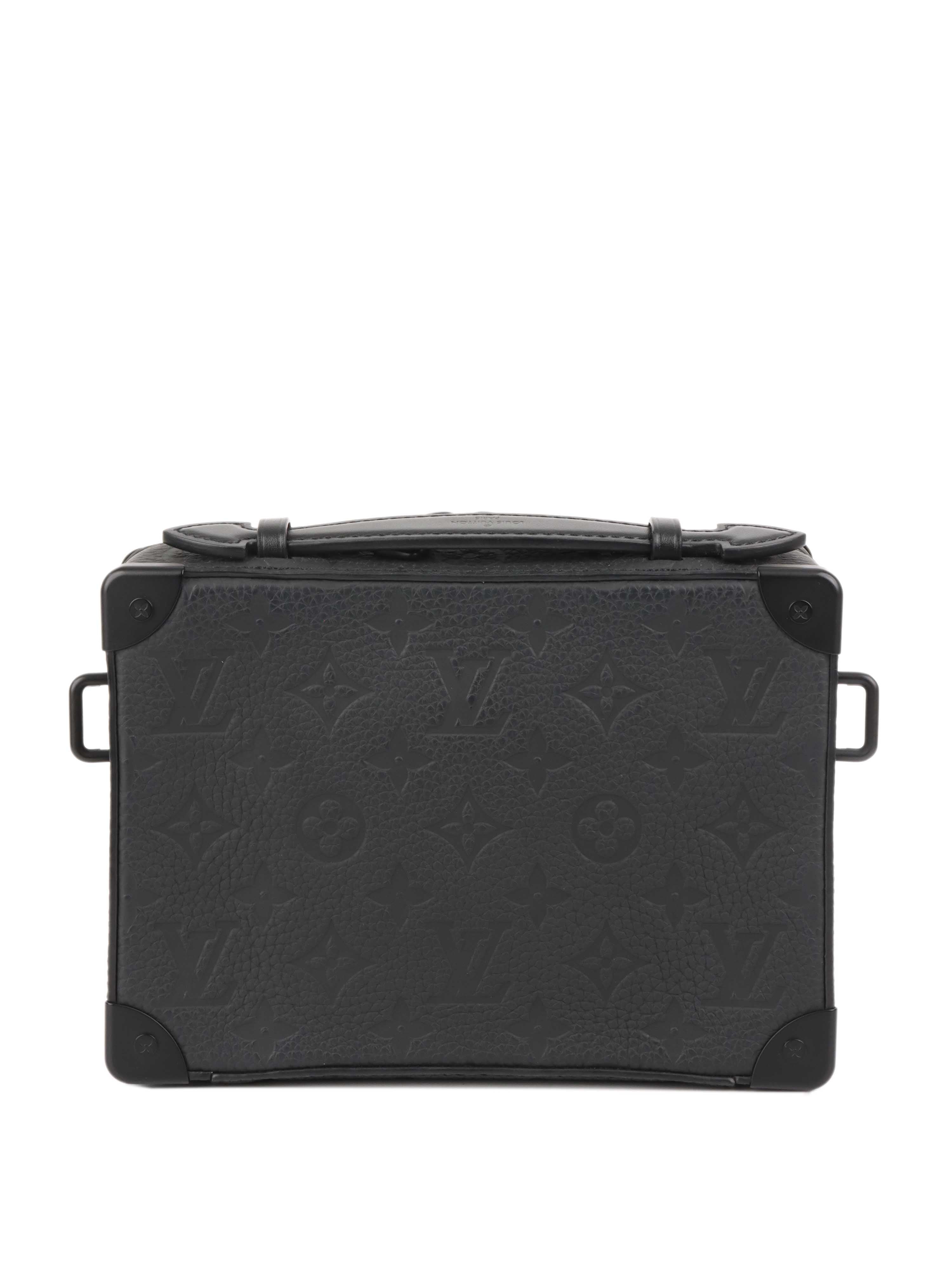 Louis Vuitton Black Handle Soft Trunk.