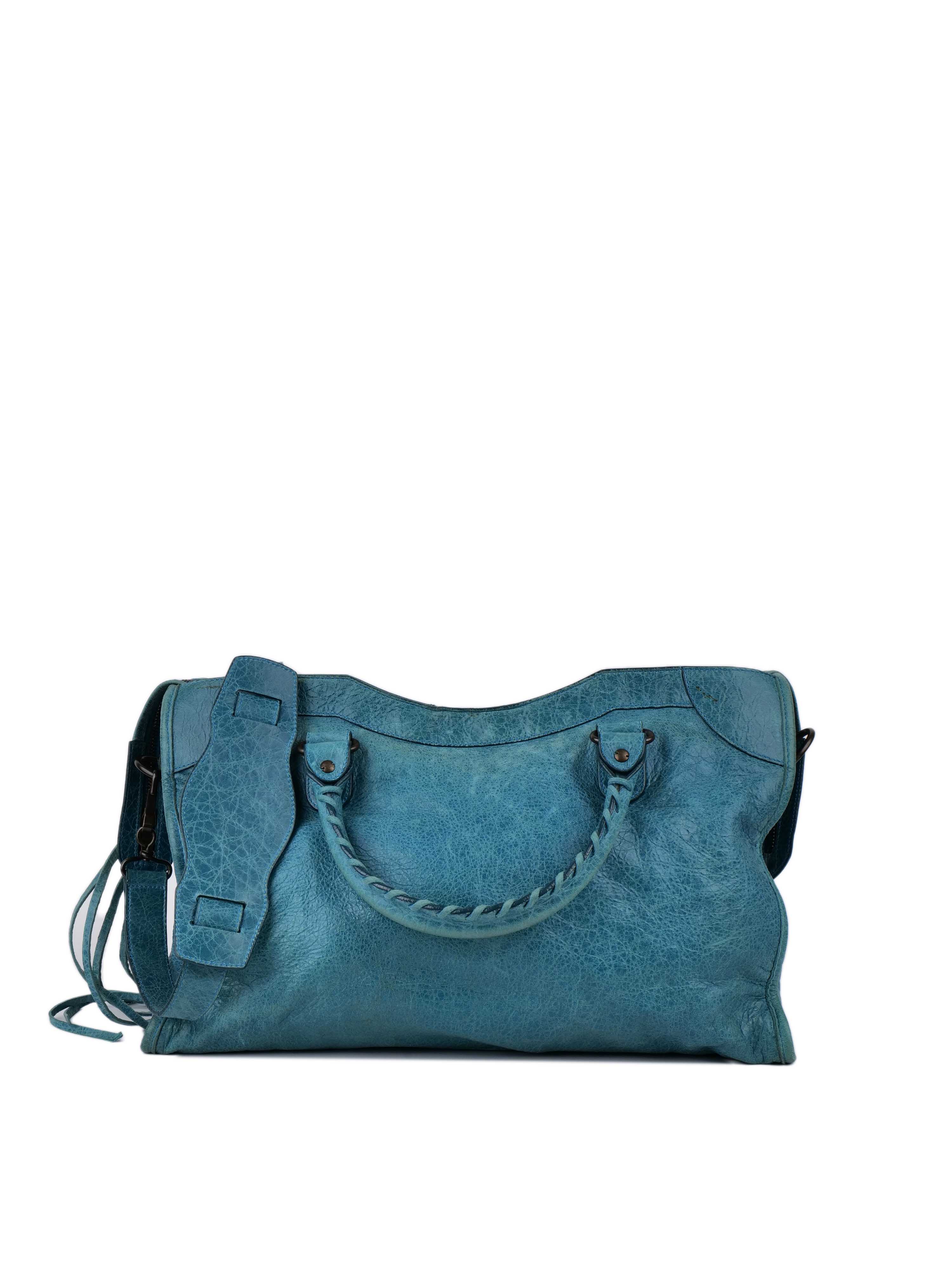 Balenciaga Blue City Bag.