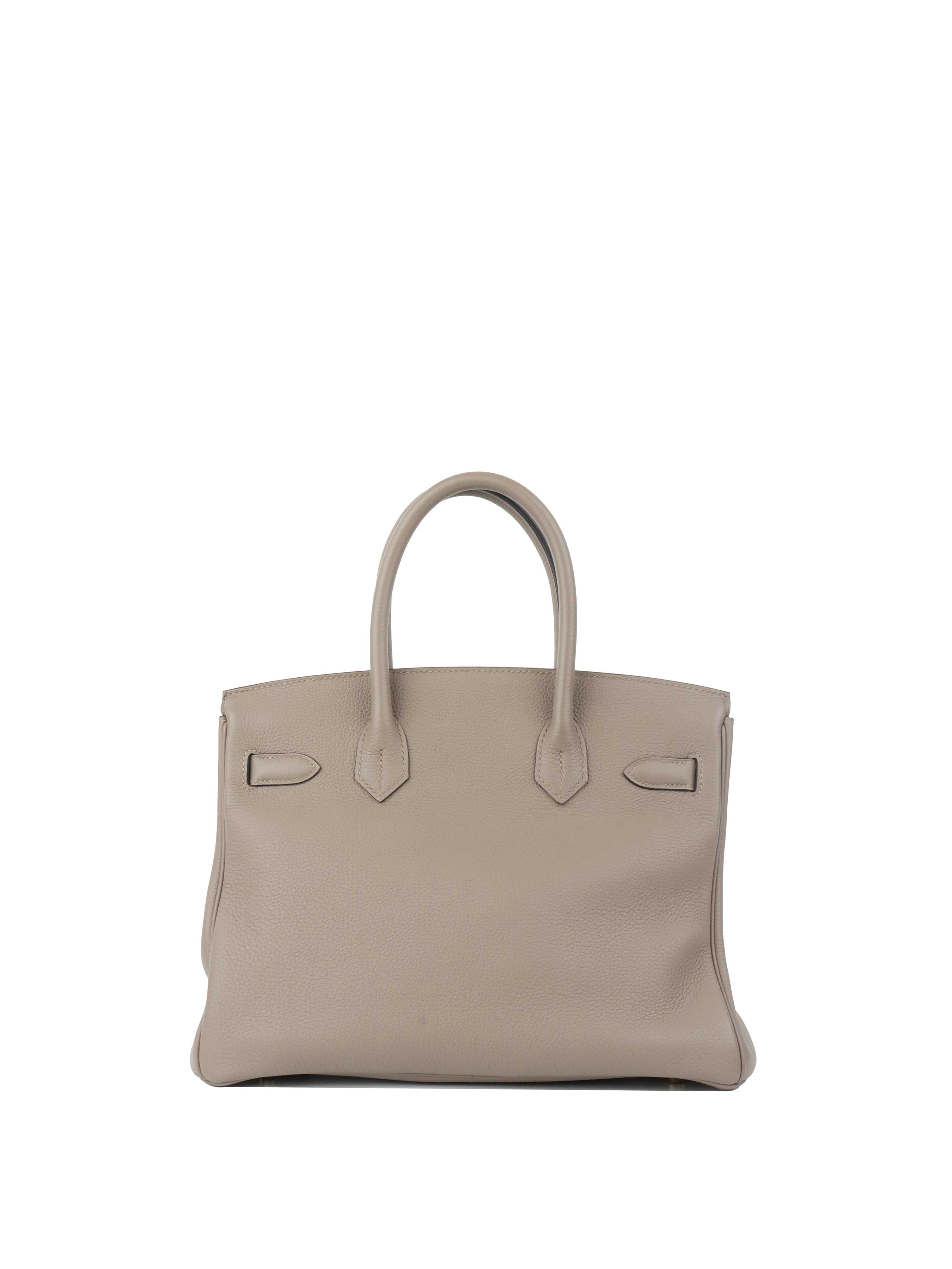 Hermes Birkin 30 Togo Gris Asphalt GHW.