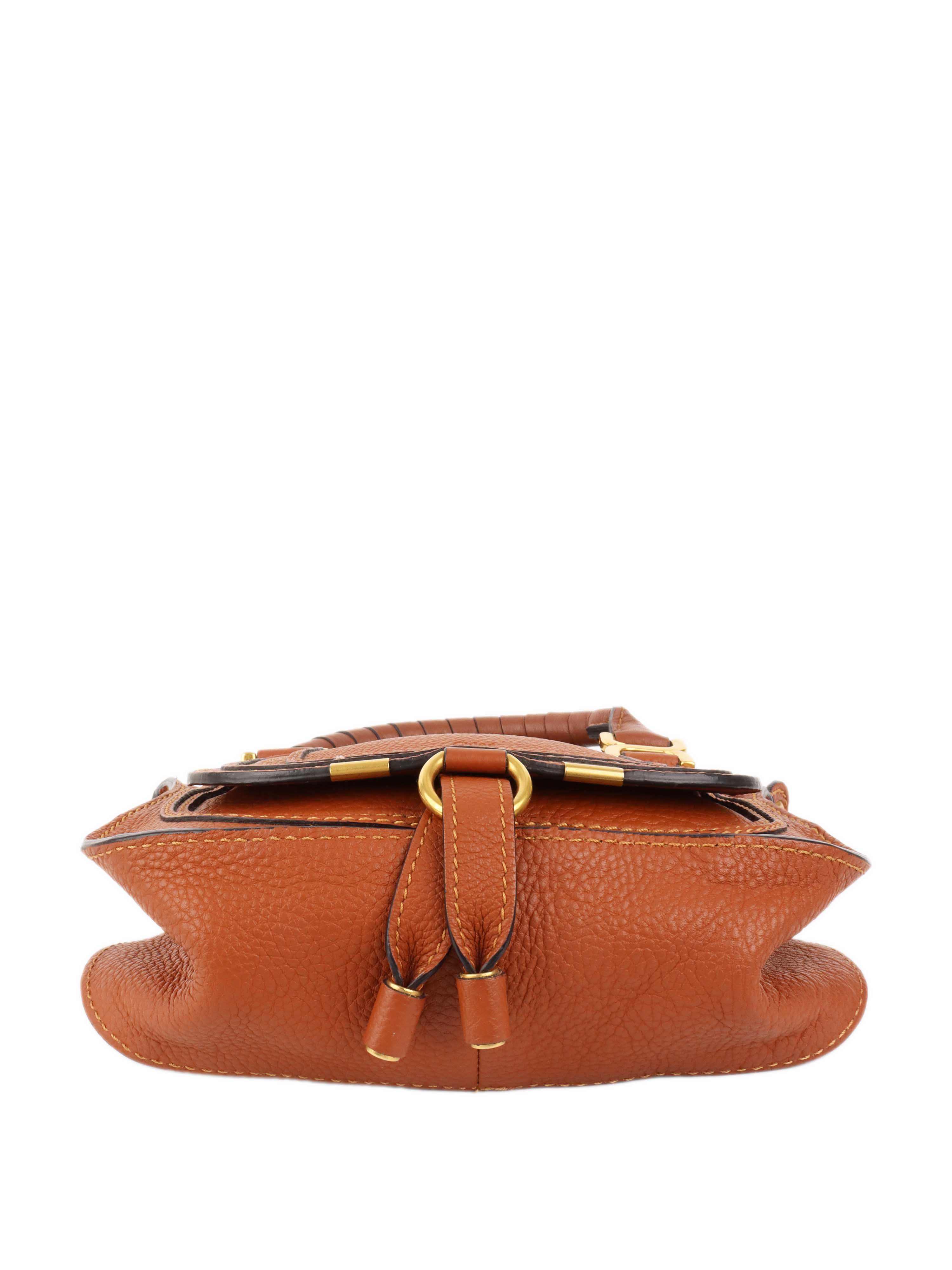 Chloe Brown Mini Marcie Bag.