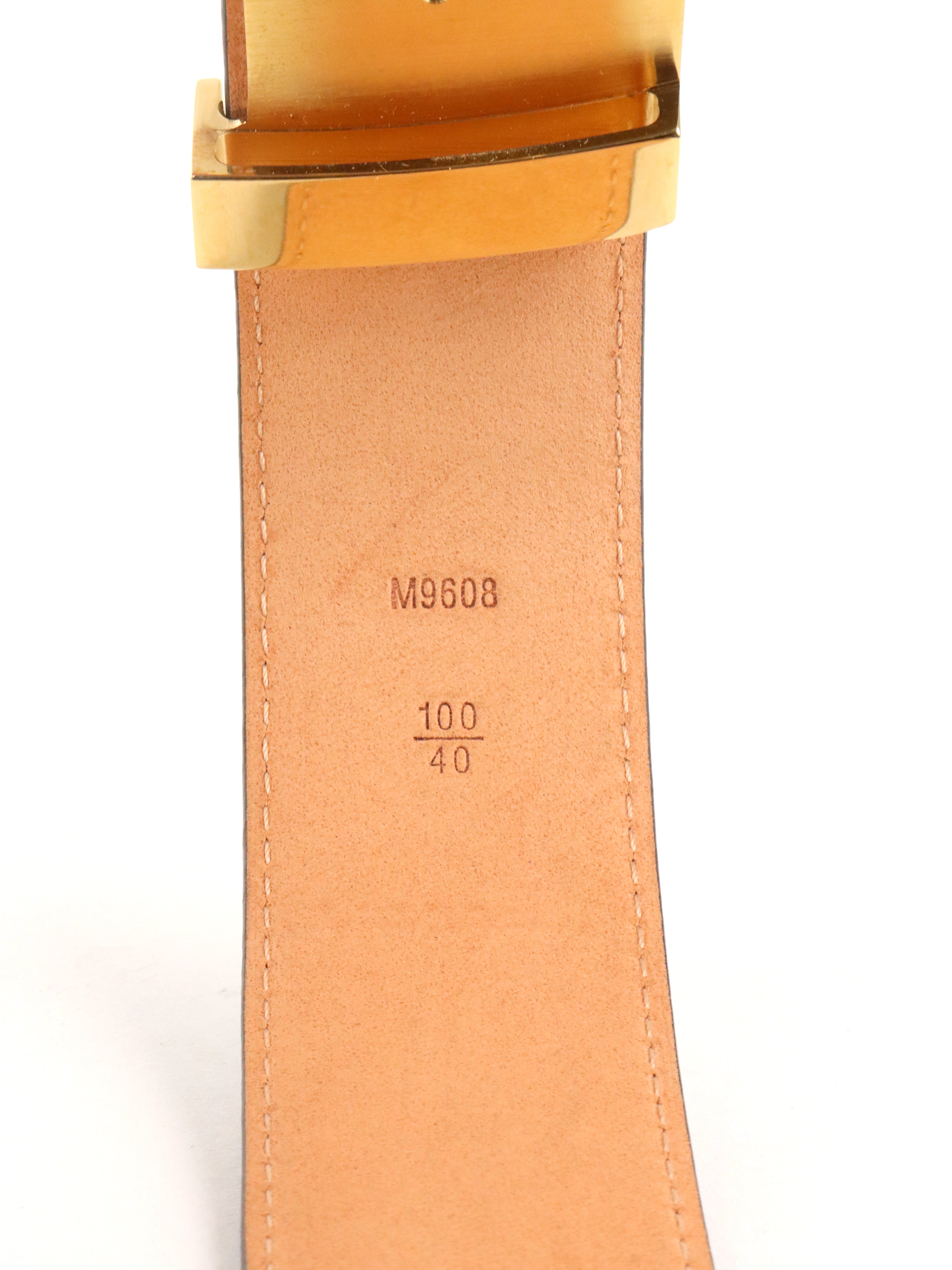 Louis Vuitton LV Initiales 40mm Belt size 100