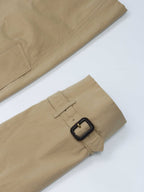 Burberry Long Trench Coat in Tan.