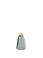 Dior Medium Stone Grey Cannage Caro Bag