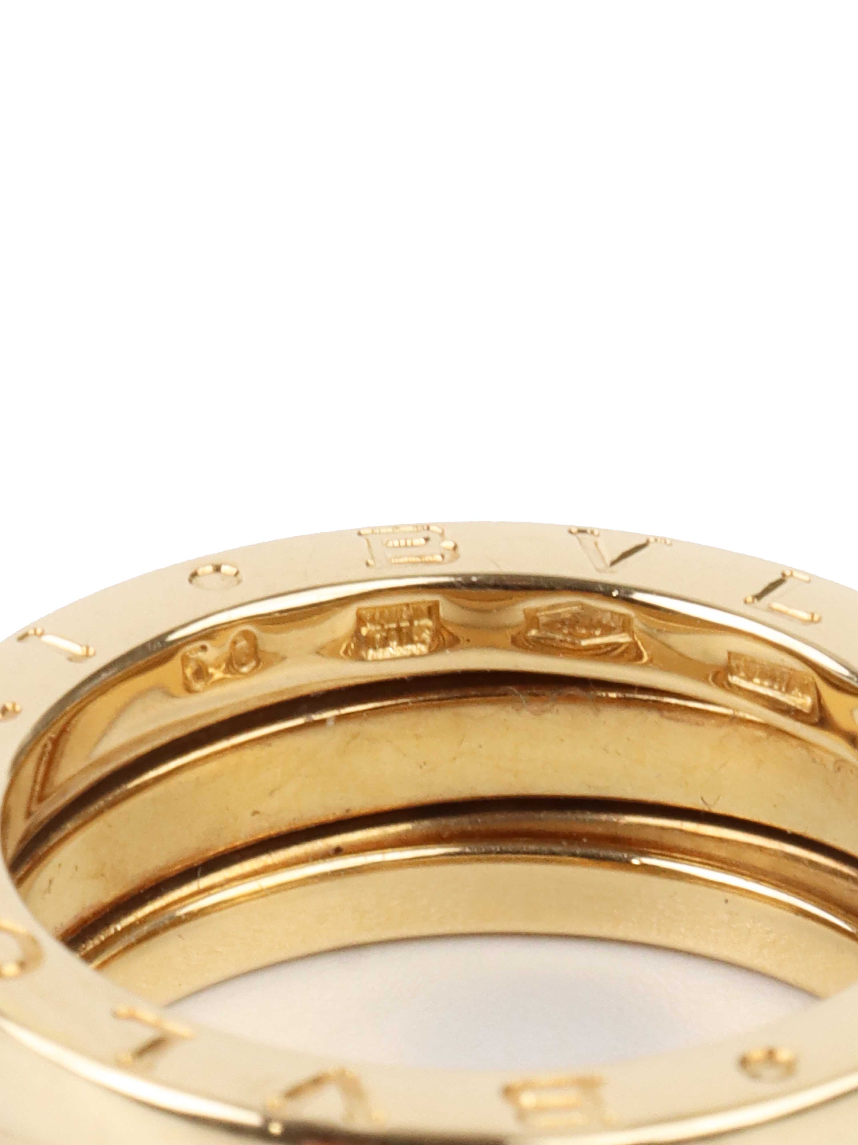 Bvlgari 18k Gold B.zero1 Ring.