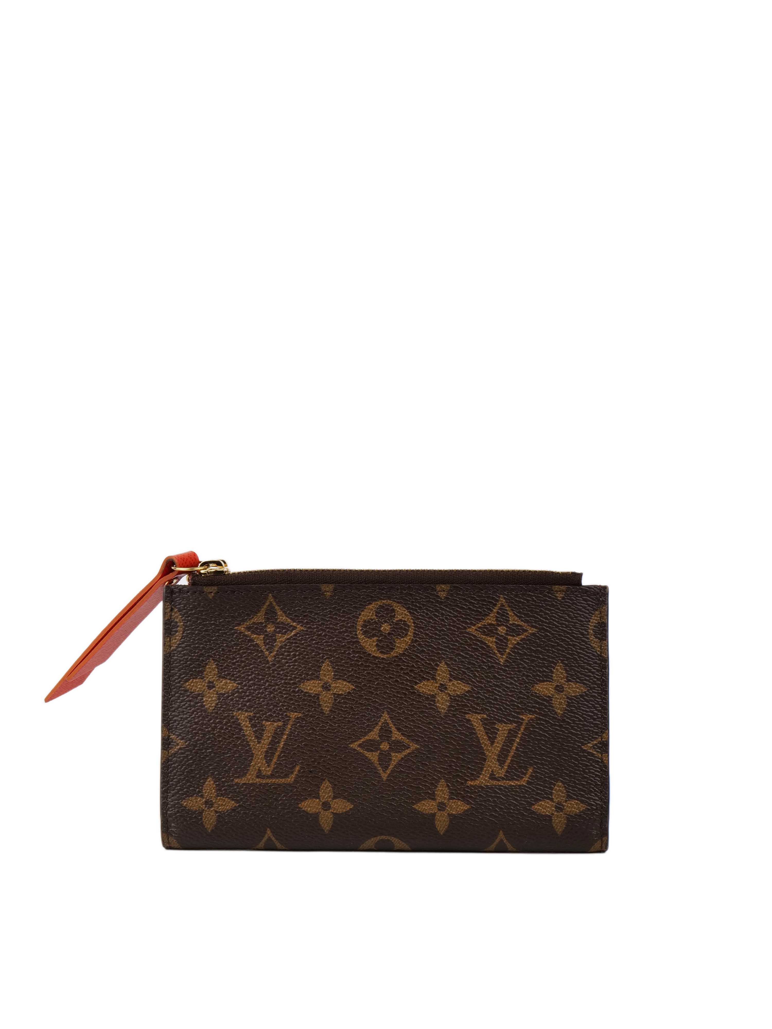Louis Vuitton Monogram Double Zipped Wallet.