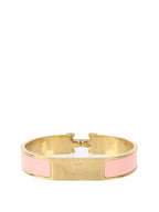 Hermes Rose Pink Clic H PM Bracelet.