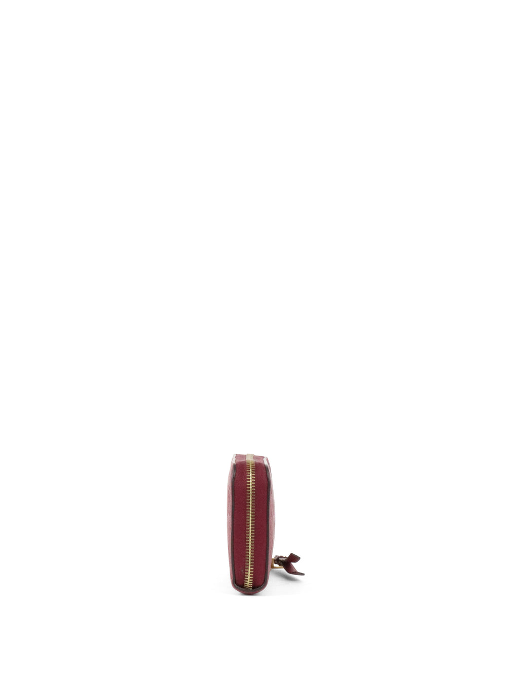 Louis Vuitton Rouge Grenat Monogram Empreinte Zippy Wallet