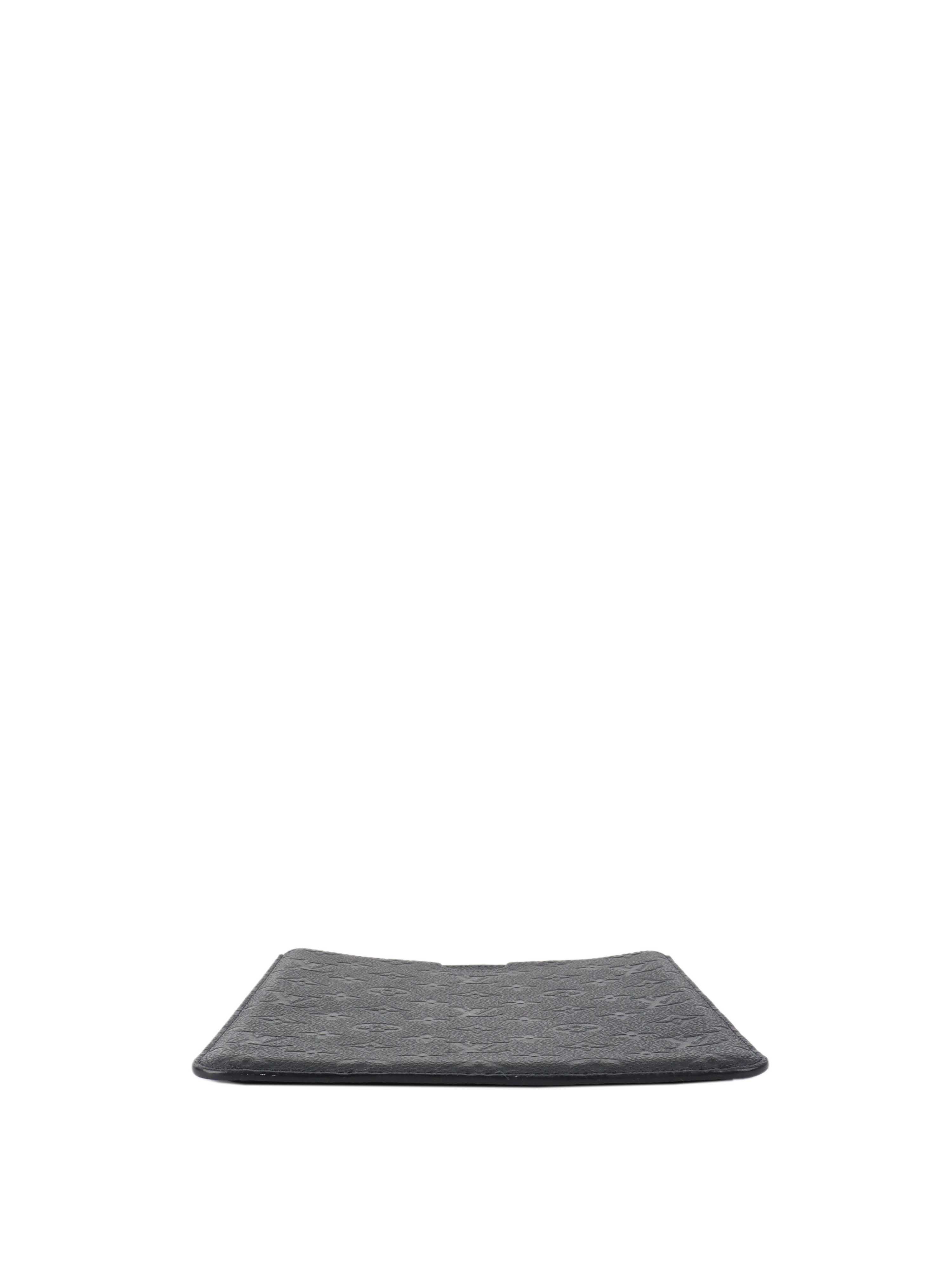 Louis Vuitton Black Monogram Empreinte iPad Case
