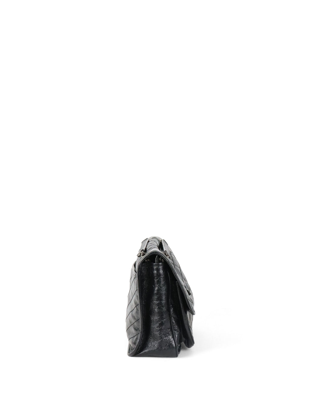 Saint Laurent Black Vintage Leather Medium Niki Bag