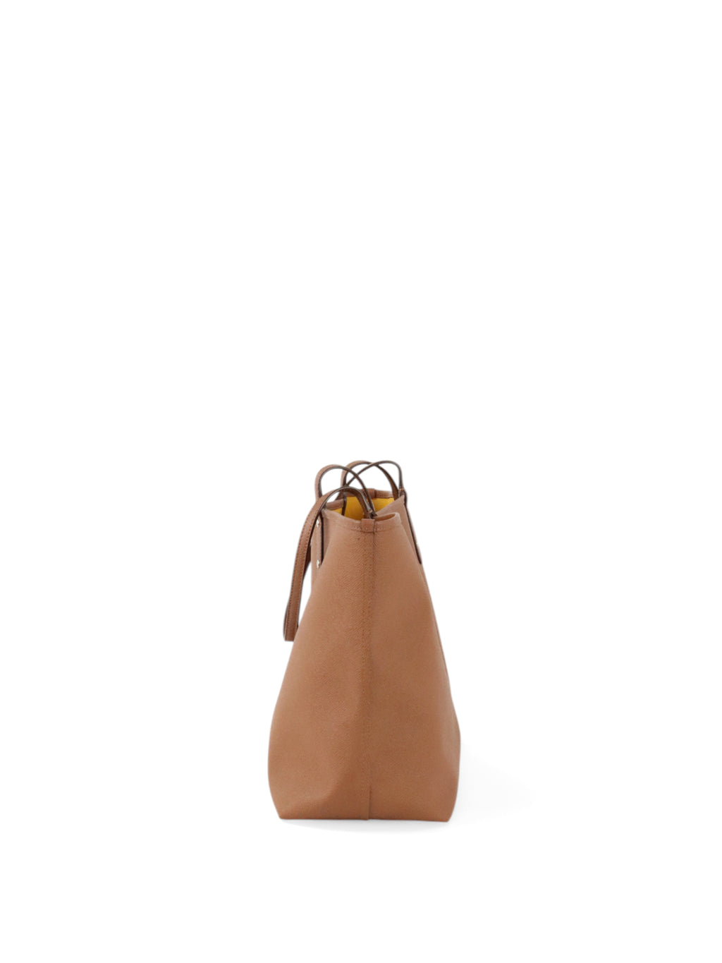 Coach Two Side Tan/Yellow City Tote