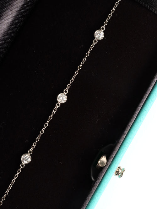 Tiffany & Co Elsa Peretti 6 Diamonds by the Yard Bracelet