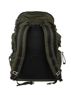 Prada Green Nylon Buckled Backpack.