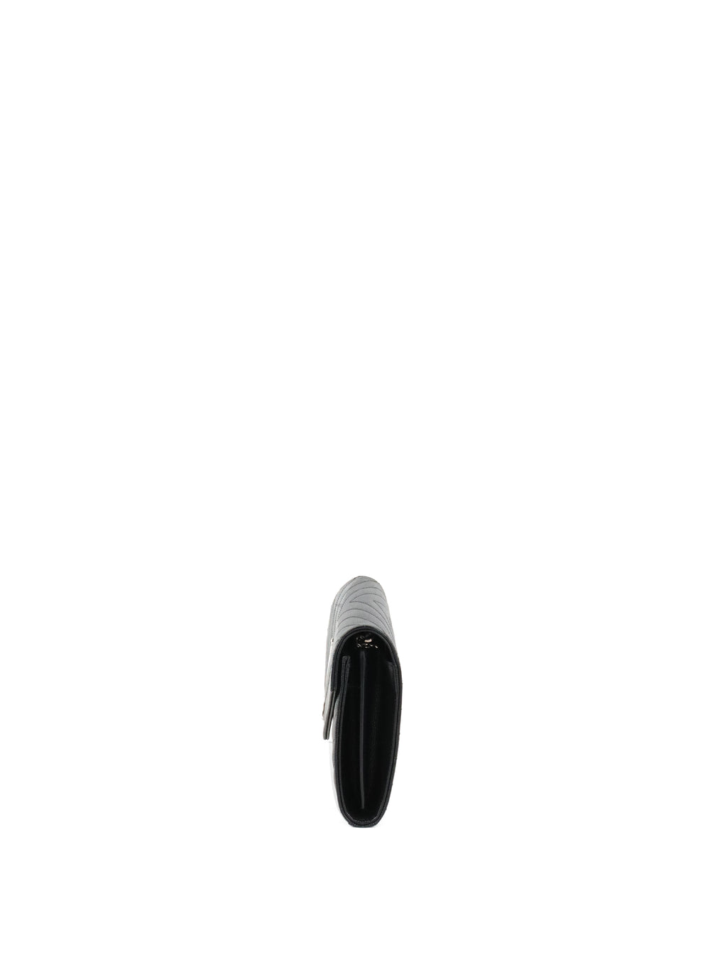 Saint Laurent Black Cassandre Envelope Chain Wallet