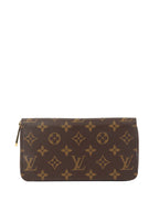 Louis Vuitton Monogram Zippy Long Wallet.