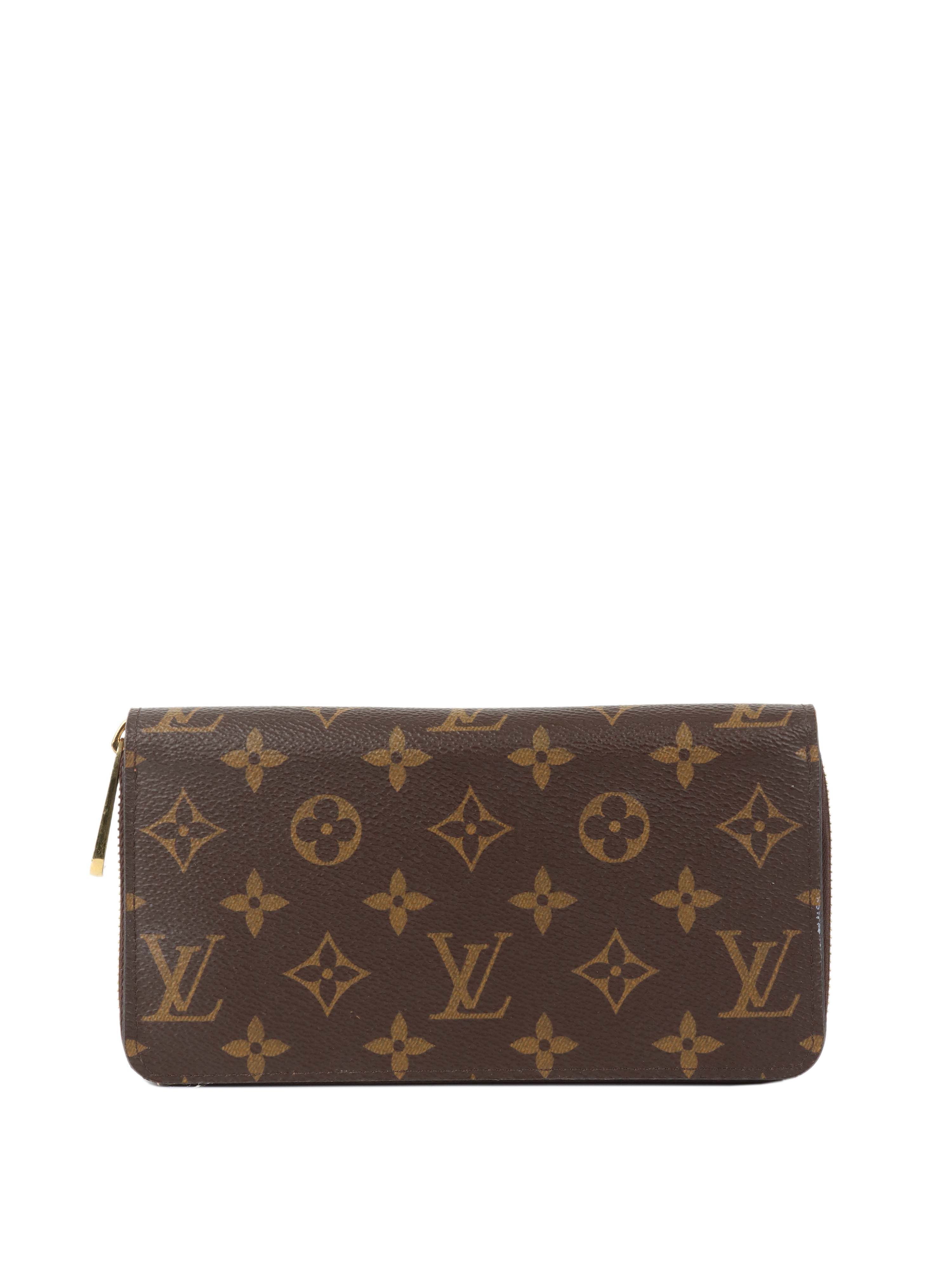 Louis Vuitton Monogram Zippy Long Wallet.
