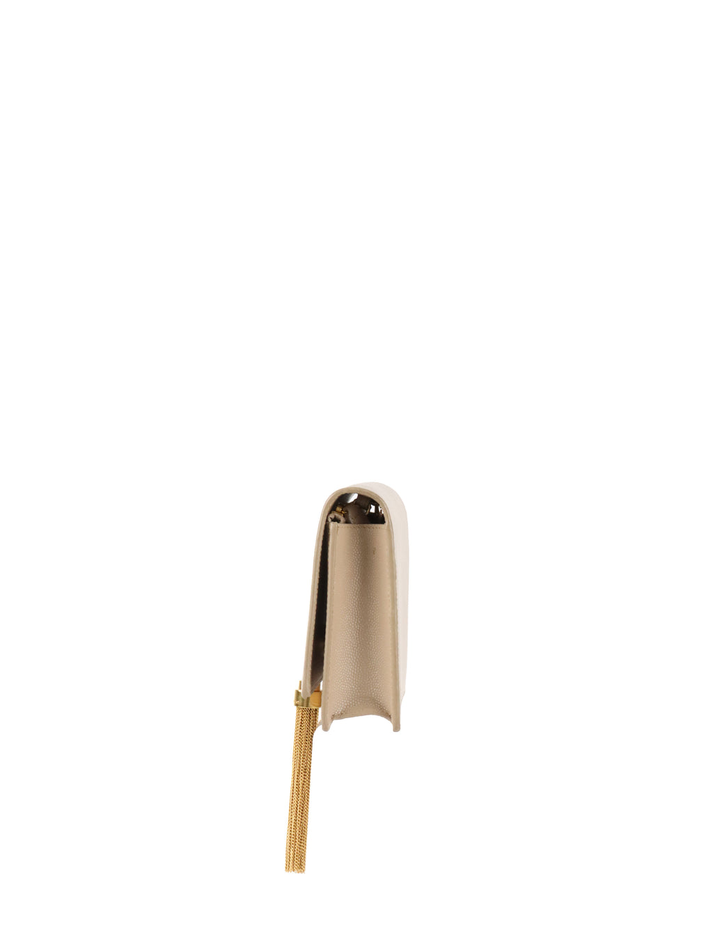 Saint Laurent Small Beige Kate Bag with Tassel