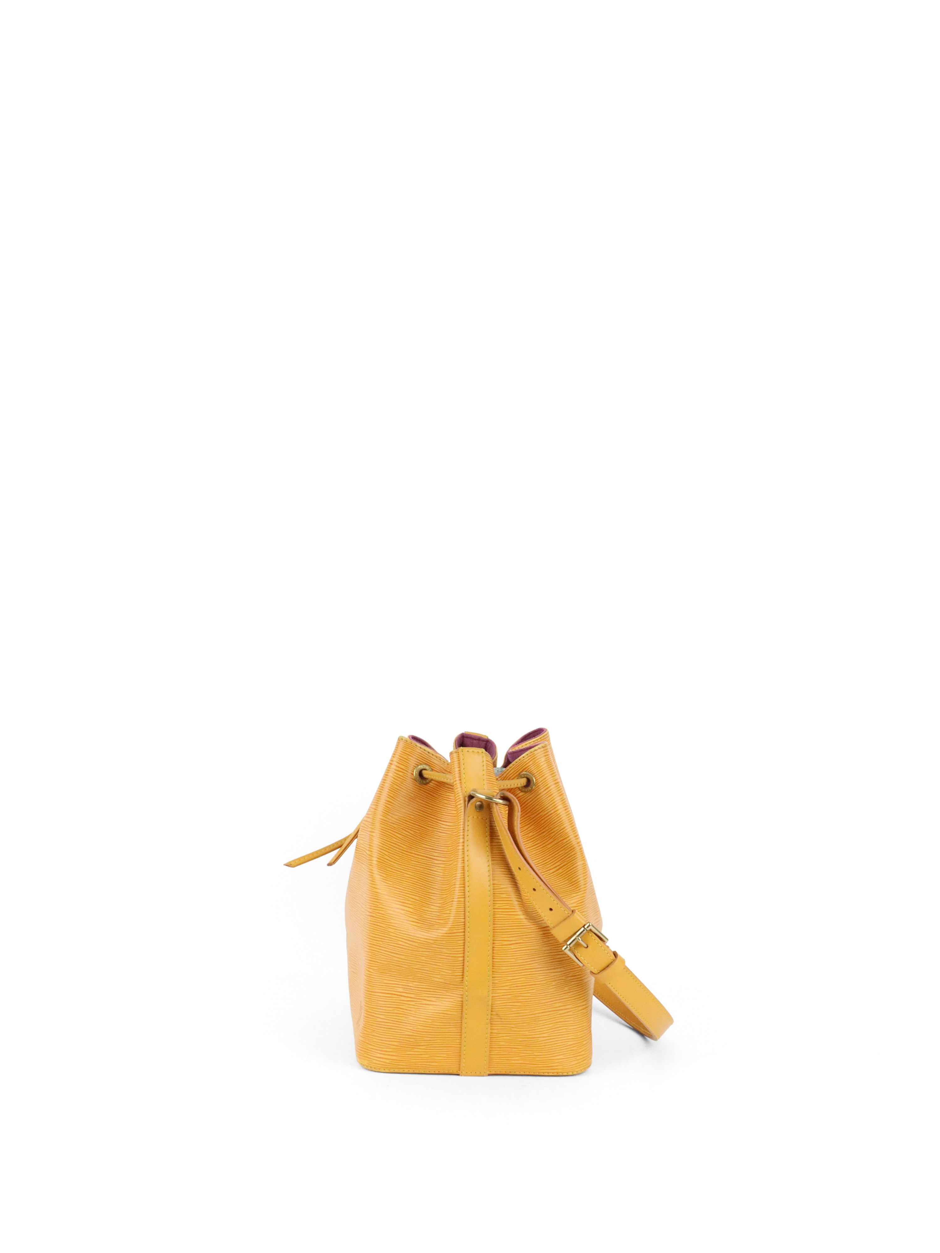 Louis Vuitton Vintage Yellow Epi Leather NeoNoe PM Bag