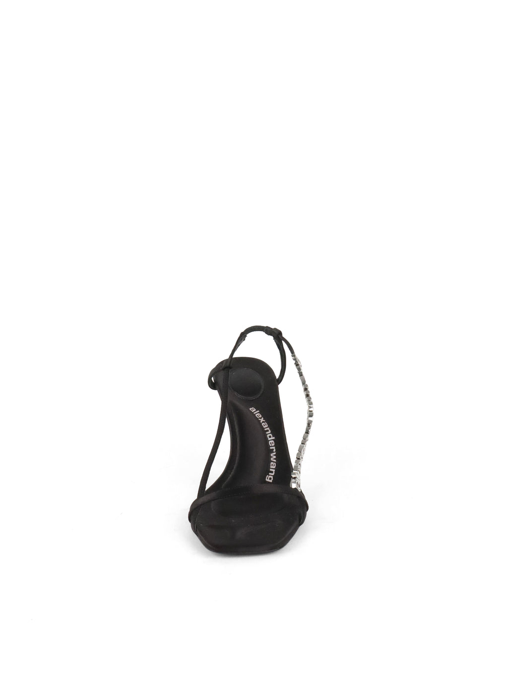 Alexander Wang Black Ivy Logo Strap Sandal