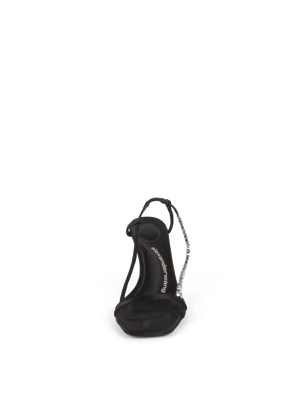 Alexander Wang Black Ivy Logo Strap Sandal