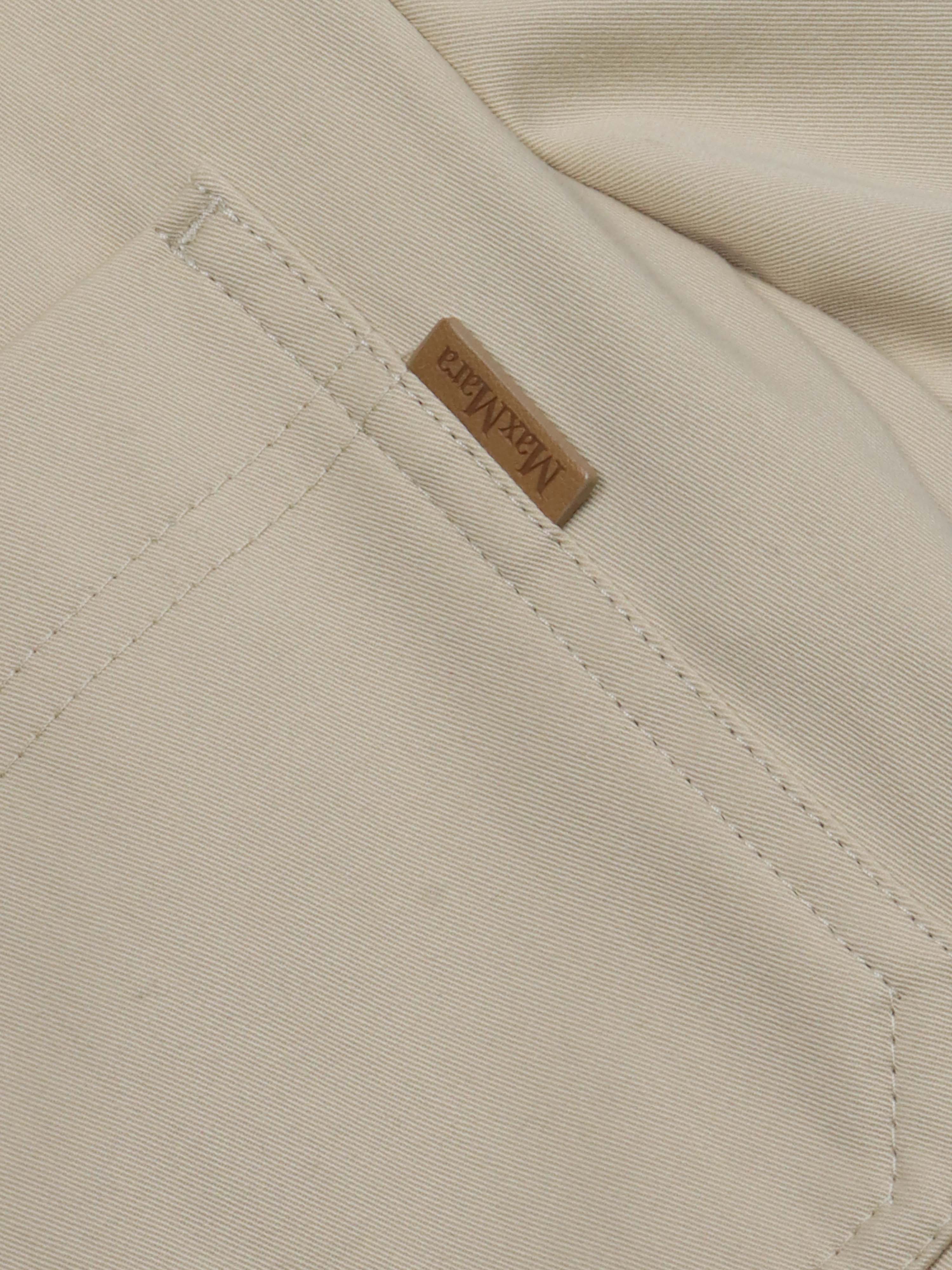 Max Mara Single-Breasted Cotton Blazer