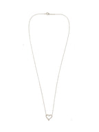 Tiffany & Co Open Heart Pendant with Diamonds.