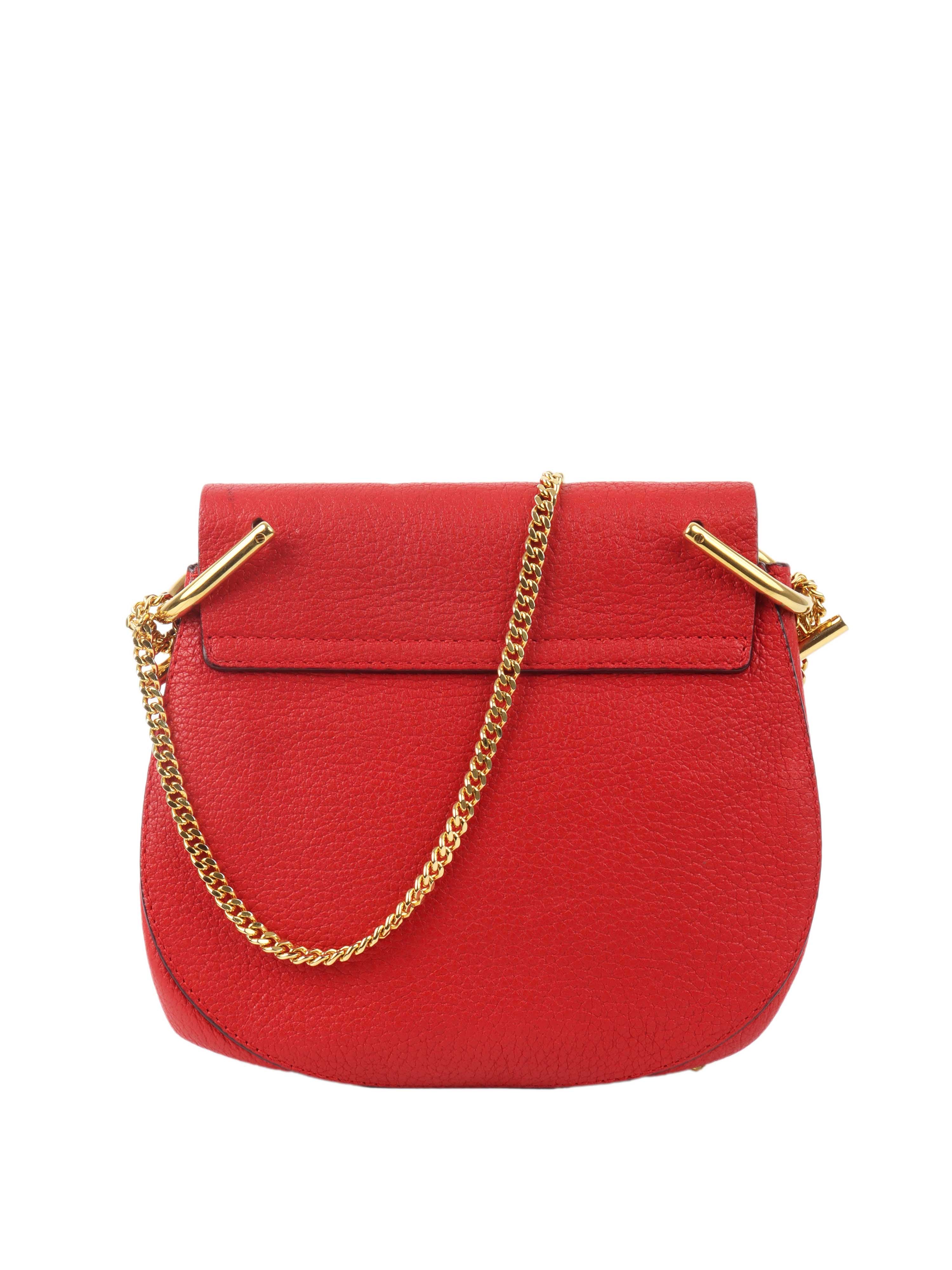 Chloe Red Shoulder Bag.