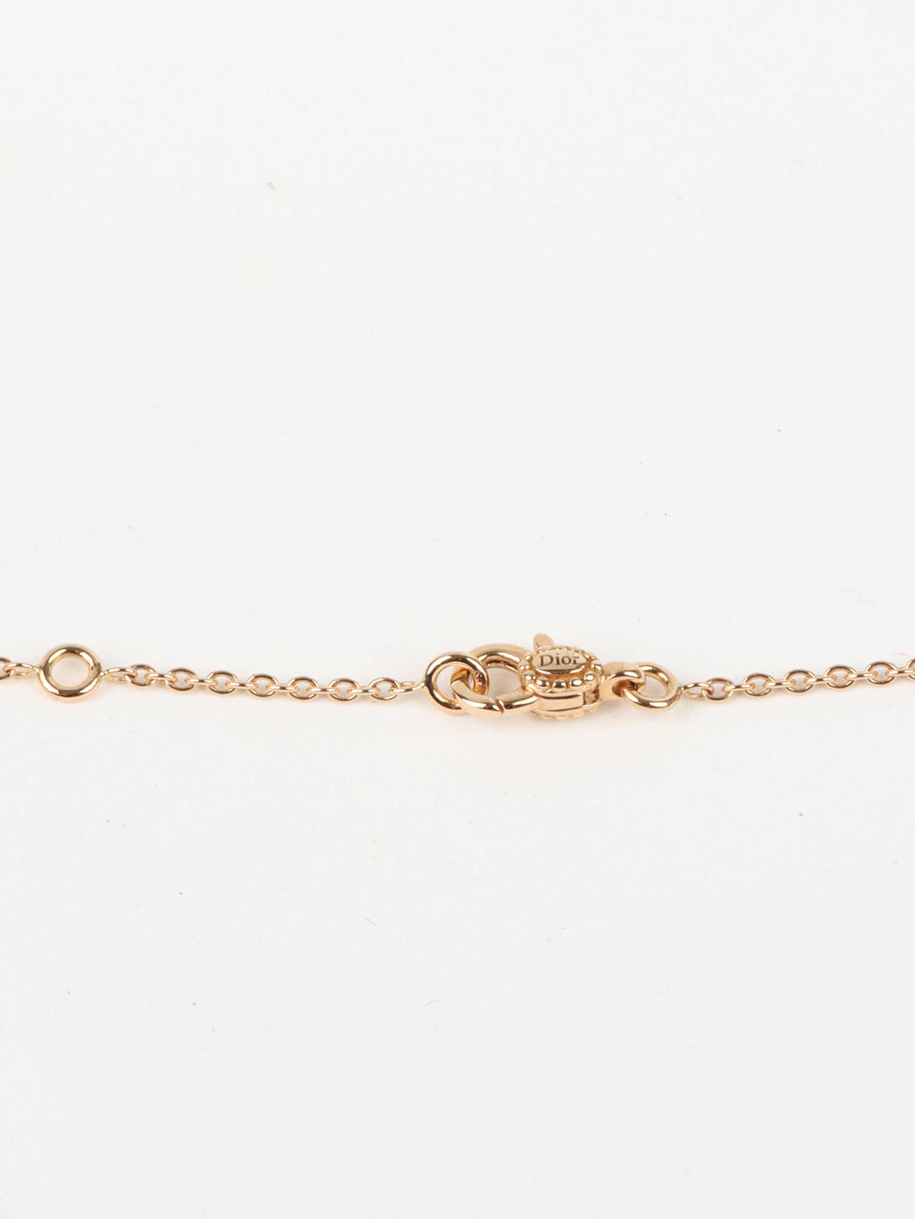 Dior Rose Gold Necklace with Star Motif.