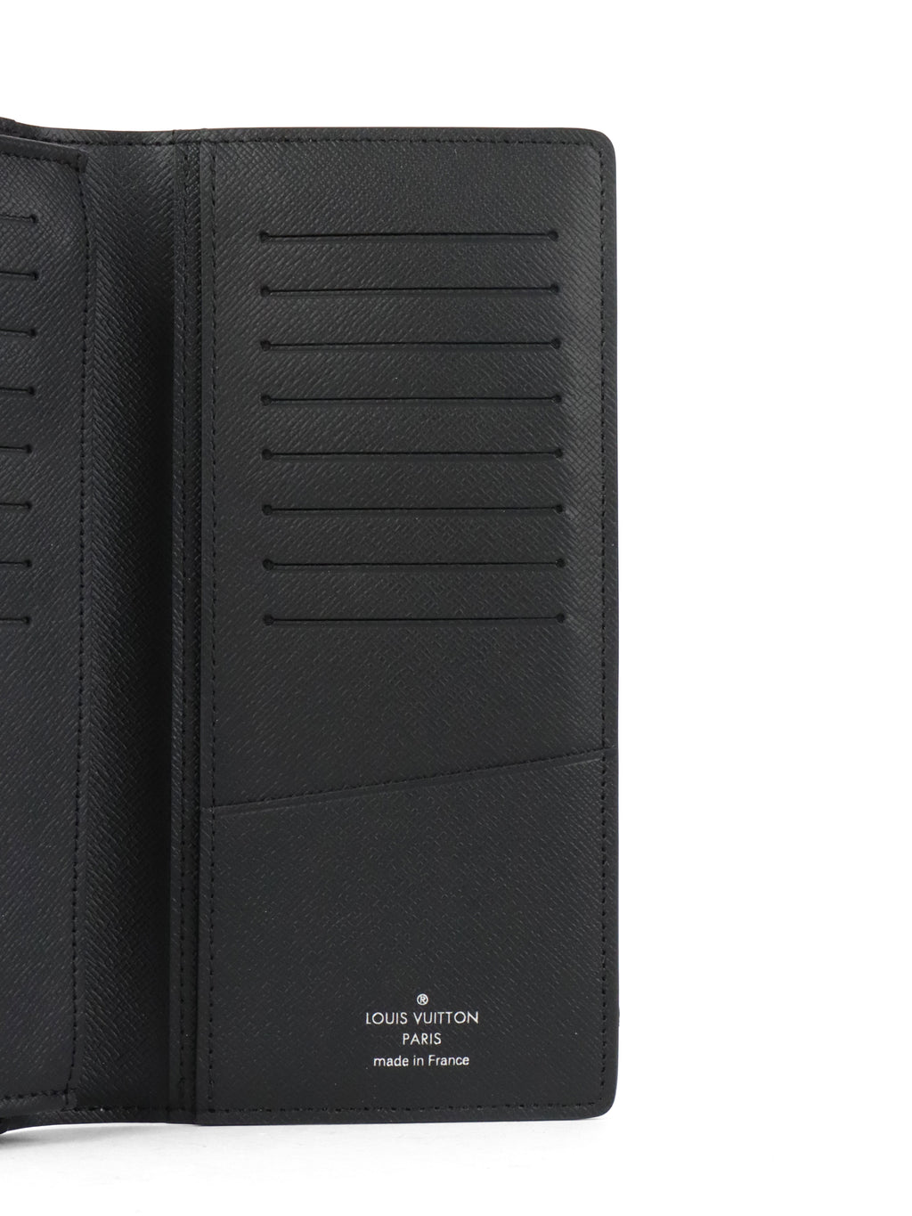 Louis Vuitton Black Monogram Eclipse Brazza Wallet
