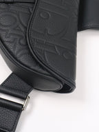 Dior Black Gravity Saddle Bag.