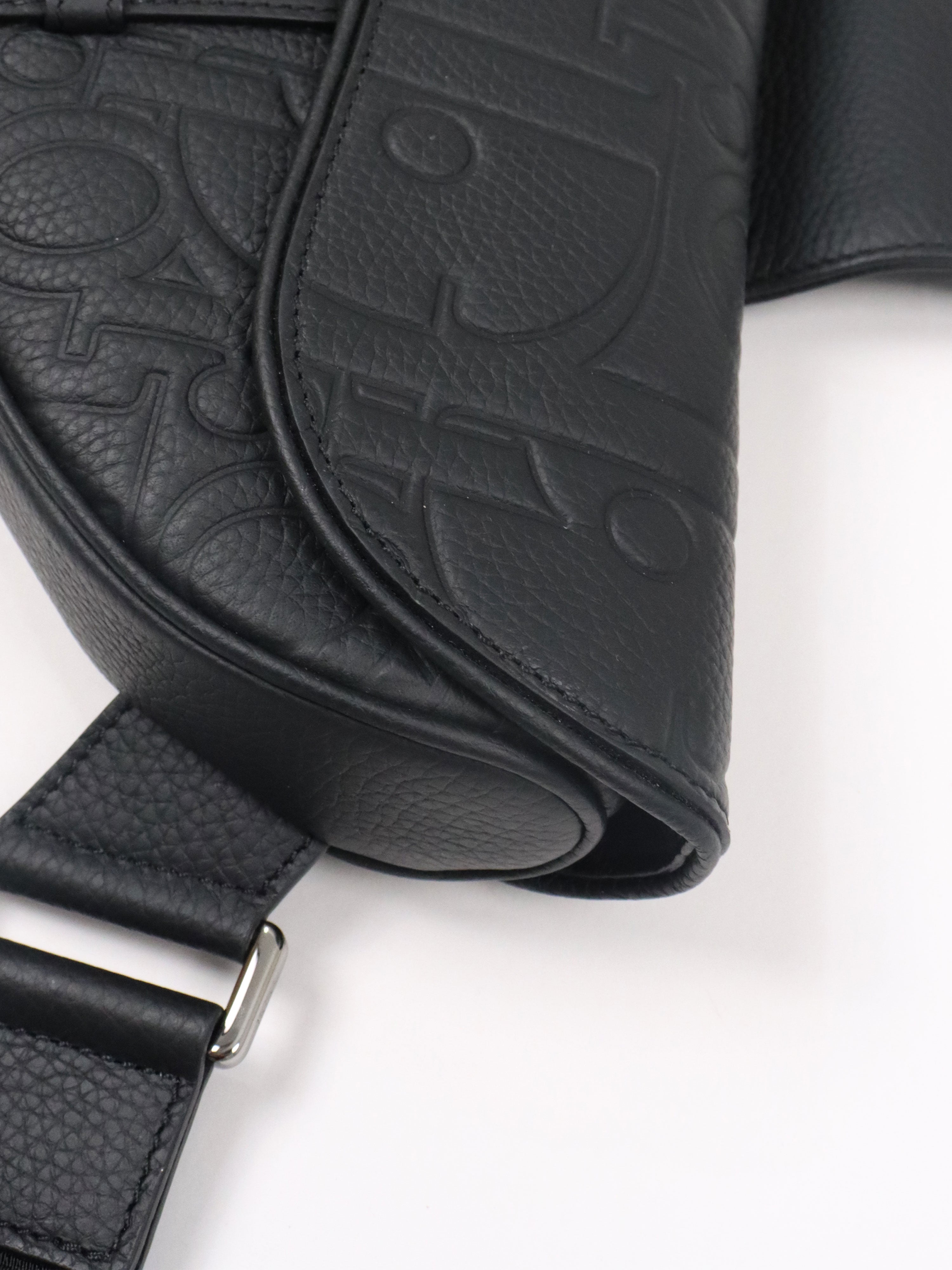 Dior Black Gravity Saddle Bag.